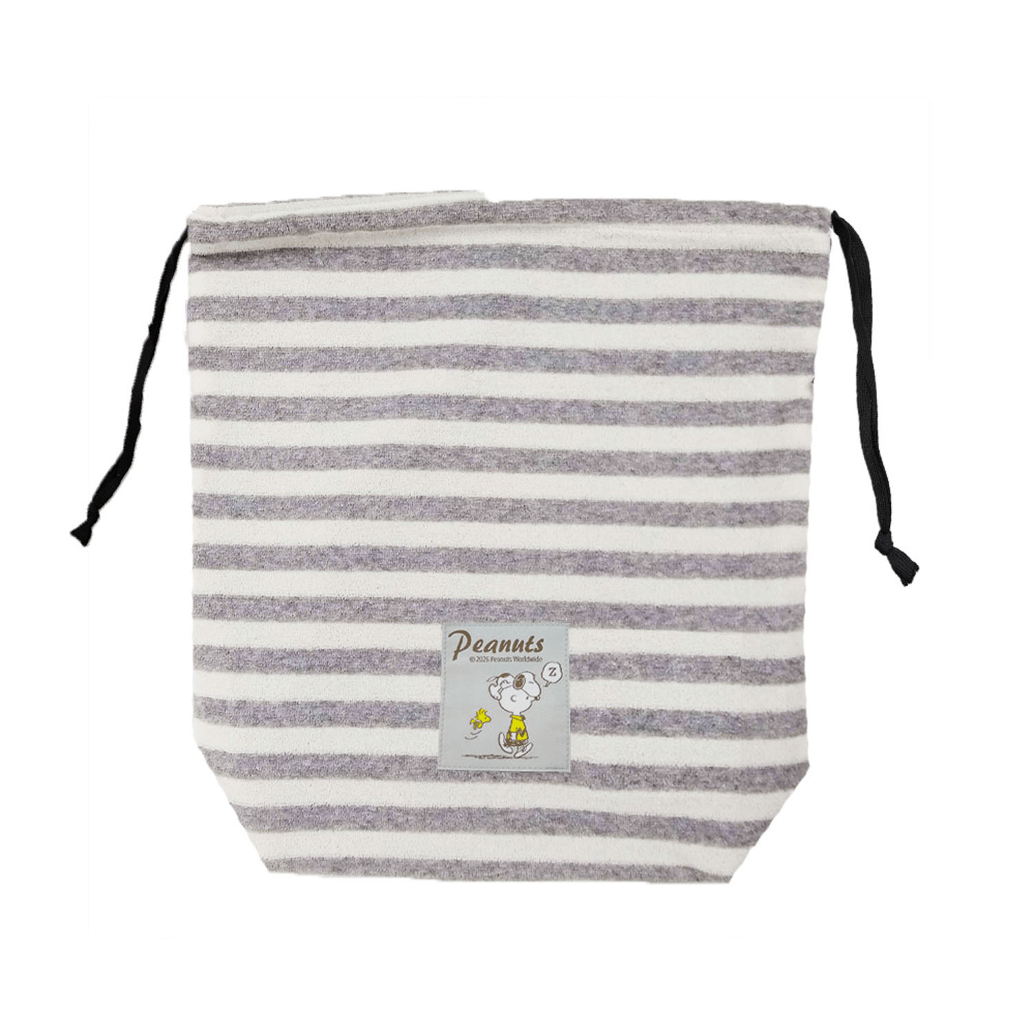 【日本製】 スヌーピー マチあり巾着ボーチ