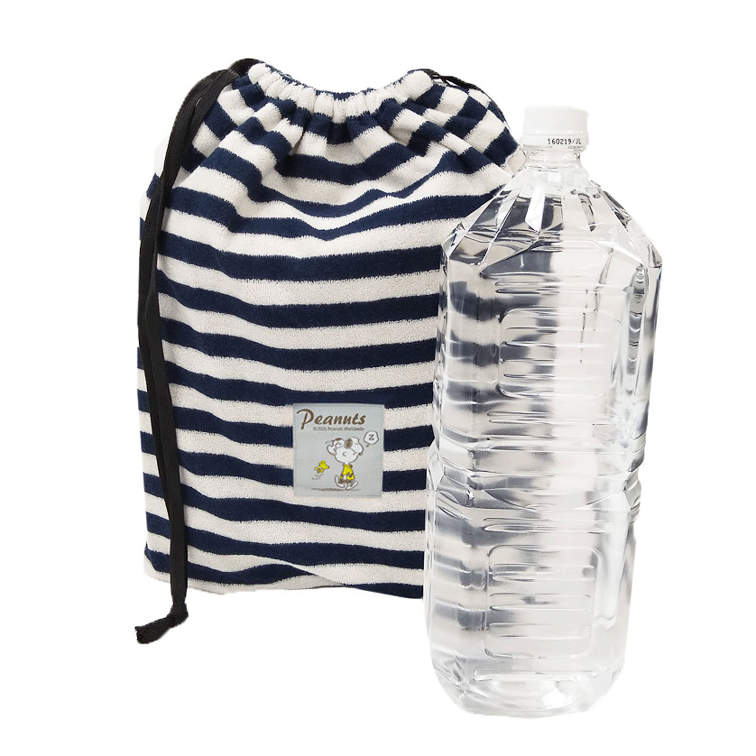 【日本製】 スヌーピー マチあり巾着ボーチ