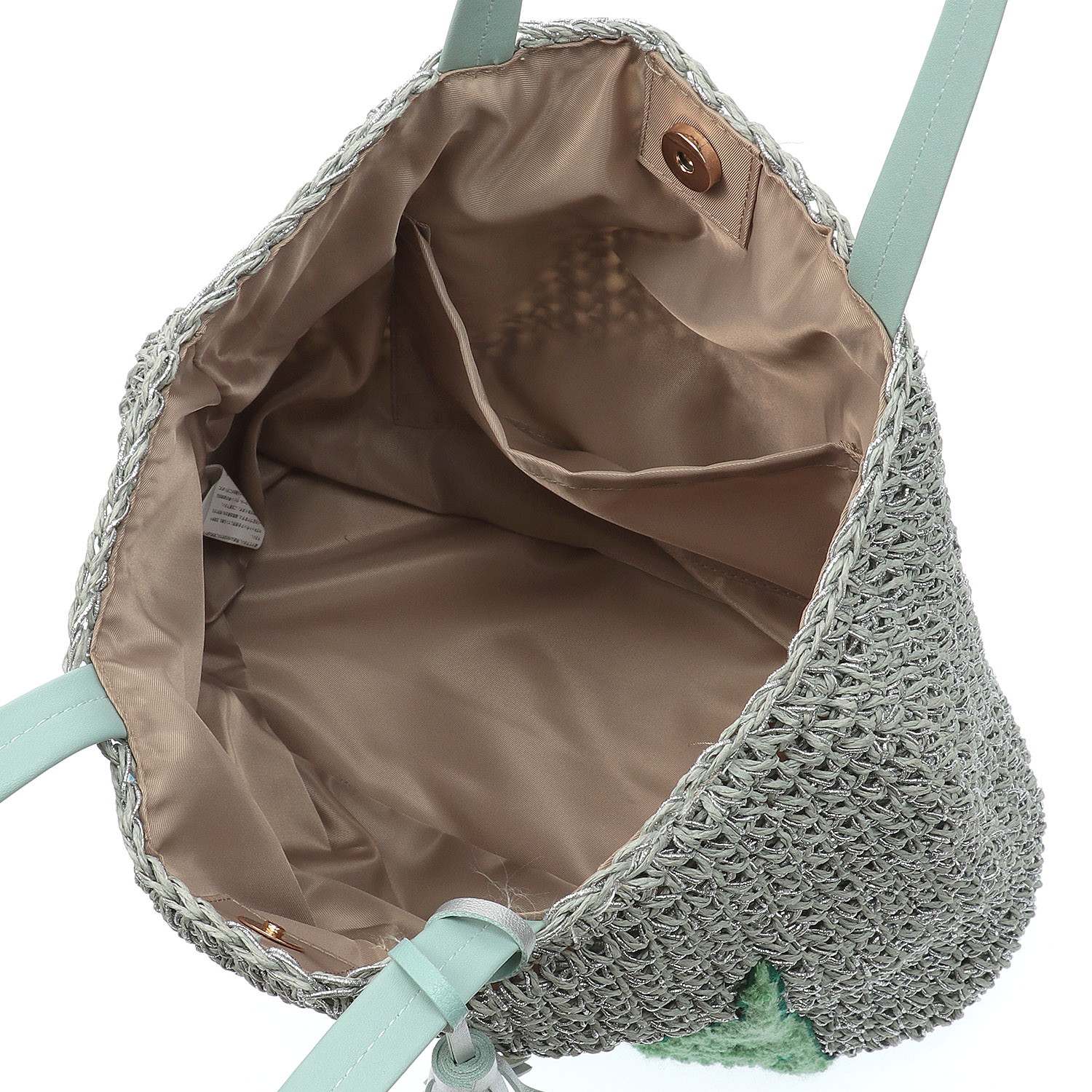 PERSONS ペーパー刺繍トートバッグ - 画像7