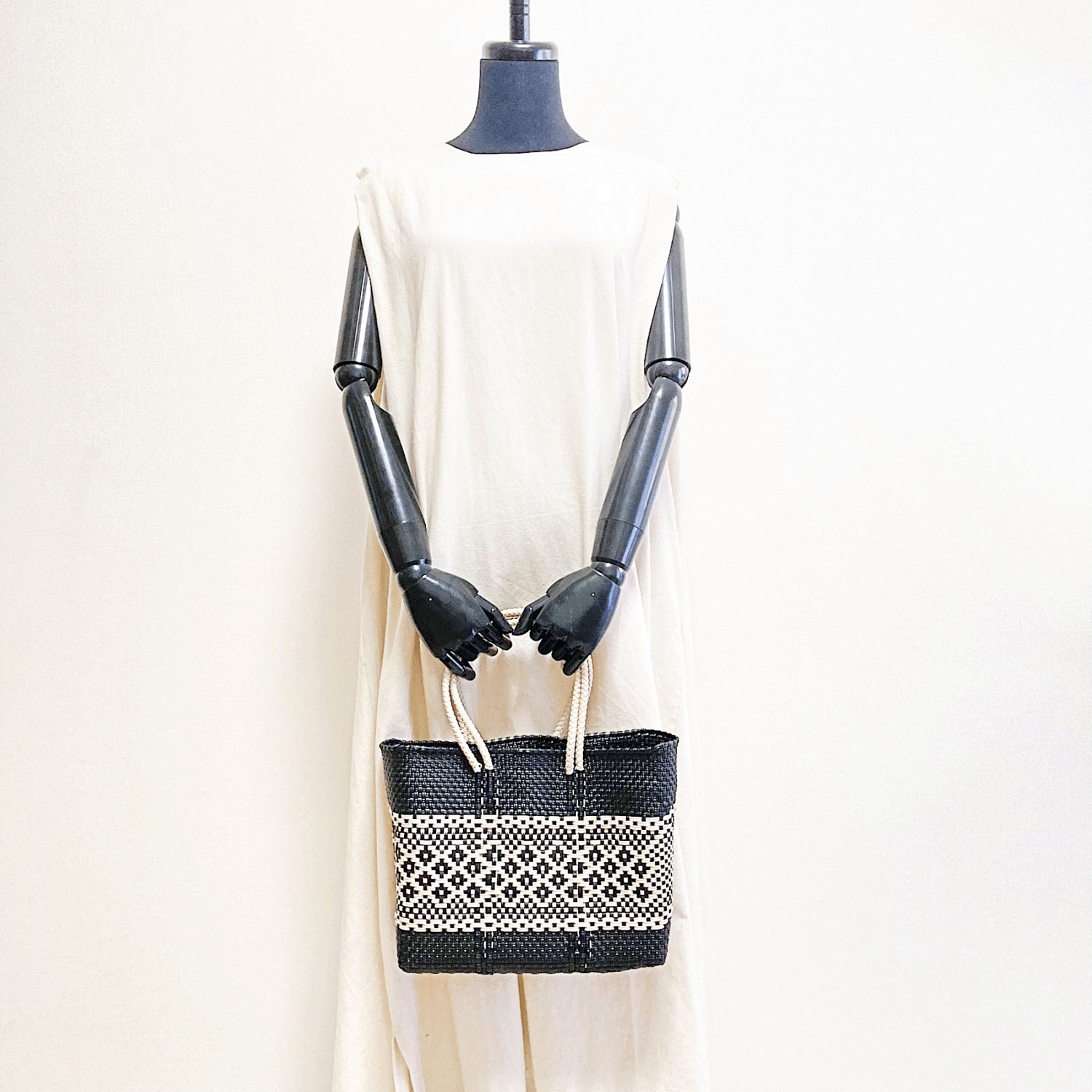 【大人気】MoonBird 手編みのメルカドバッグ S - 画像2