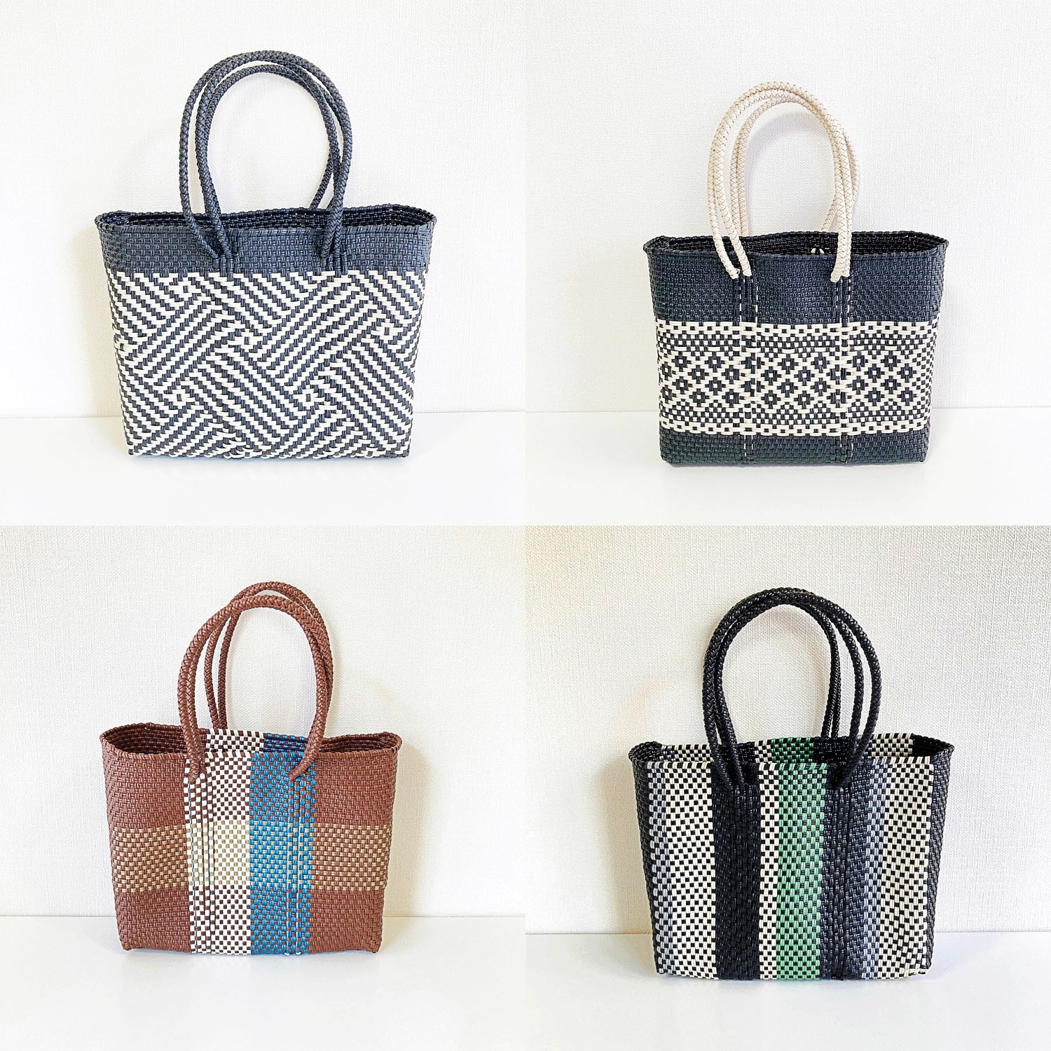 【大人気】MoonBird 手編みのメルカドバッグ S - 画像3