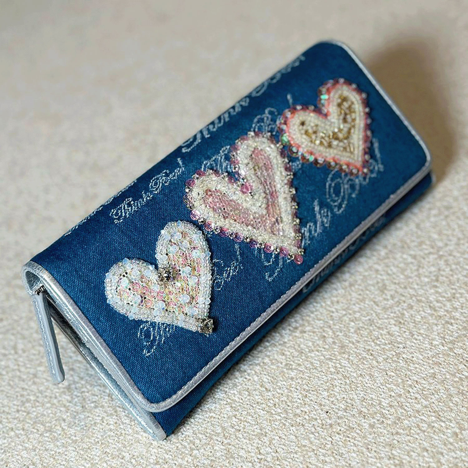 ThinkBee！  ホワイトハート長財布 - 画像3