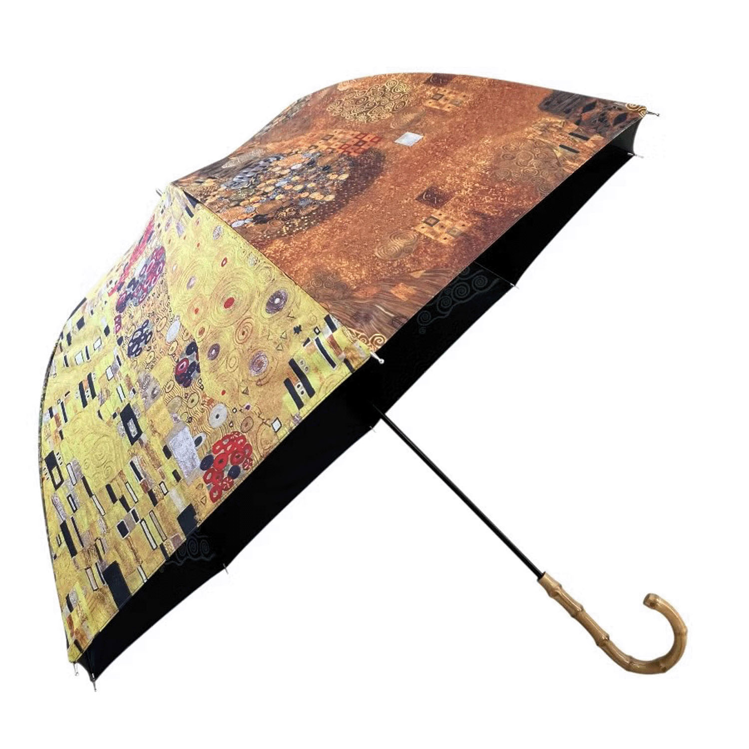 ThinkBee！カサノヴァ 晴雨兼用長傘（クリムトコラージュ） - 画像2