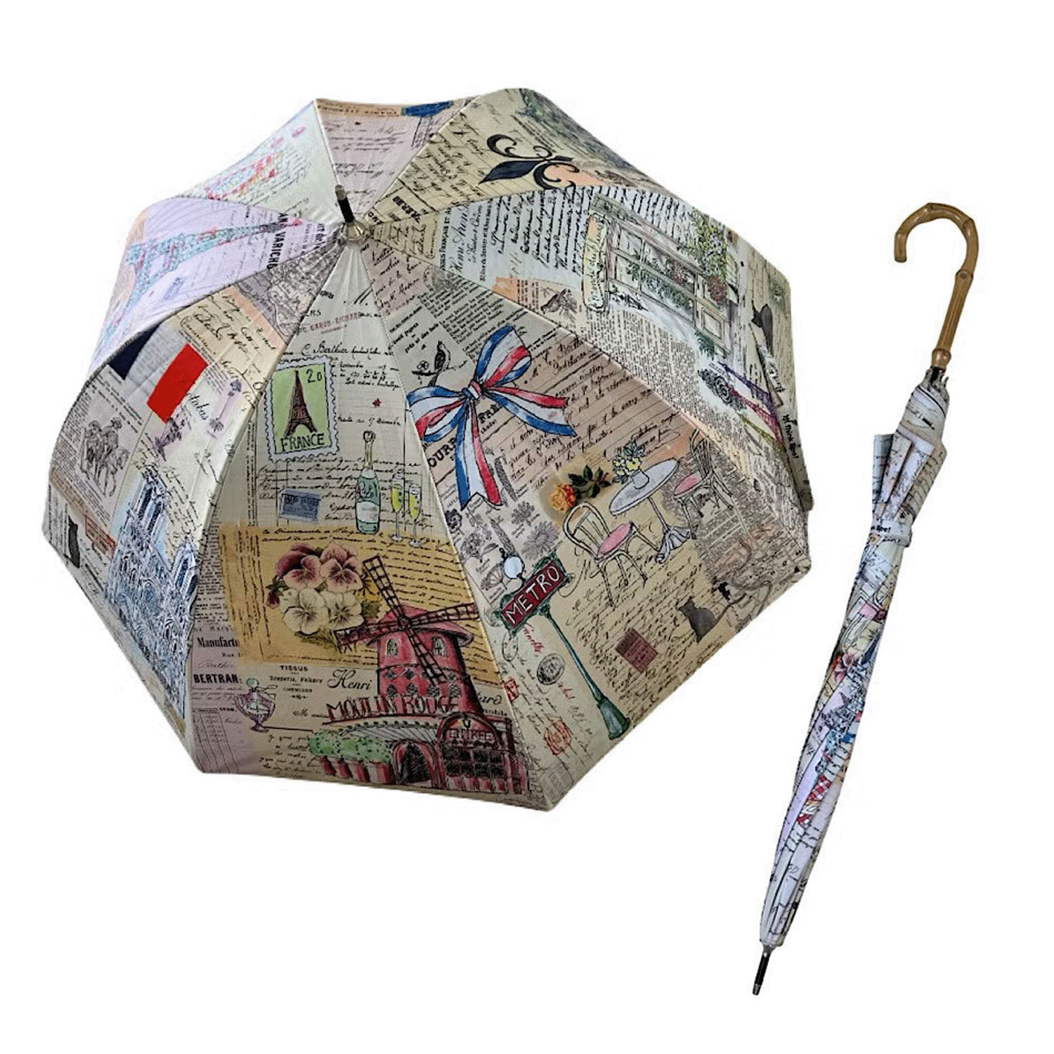 ThinkBee！カサノヴァ 晴雨兼用長傘（アイラブパリス）