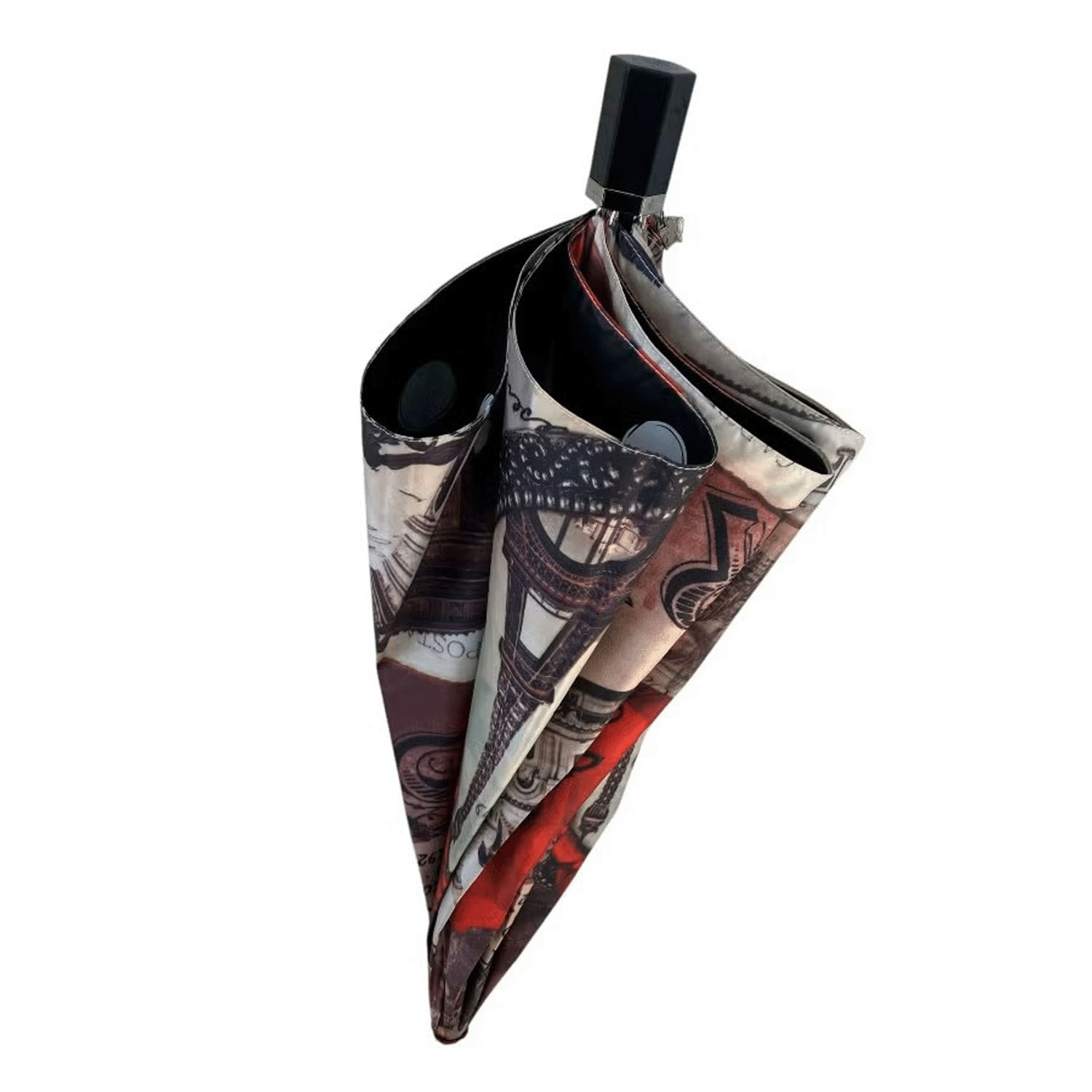 ThinkBee！カサノヴァ 晴雨兼用折りたたみ傘 （ルージュアルダン） - 画像4