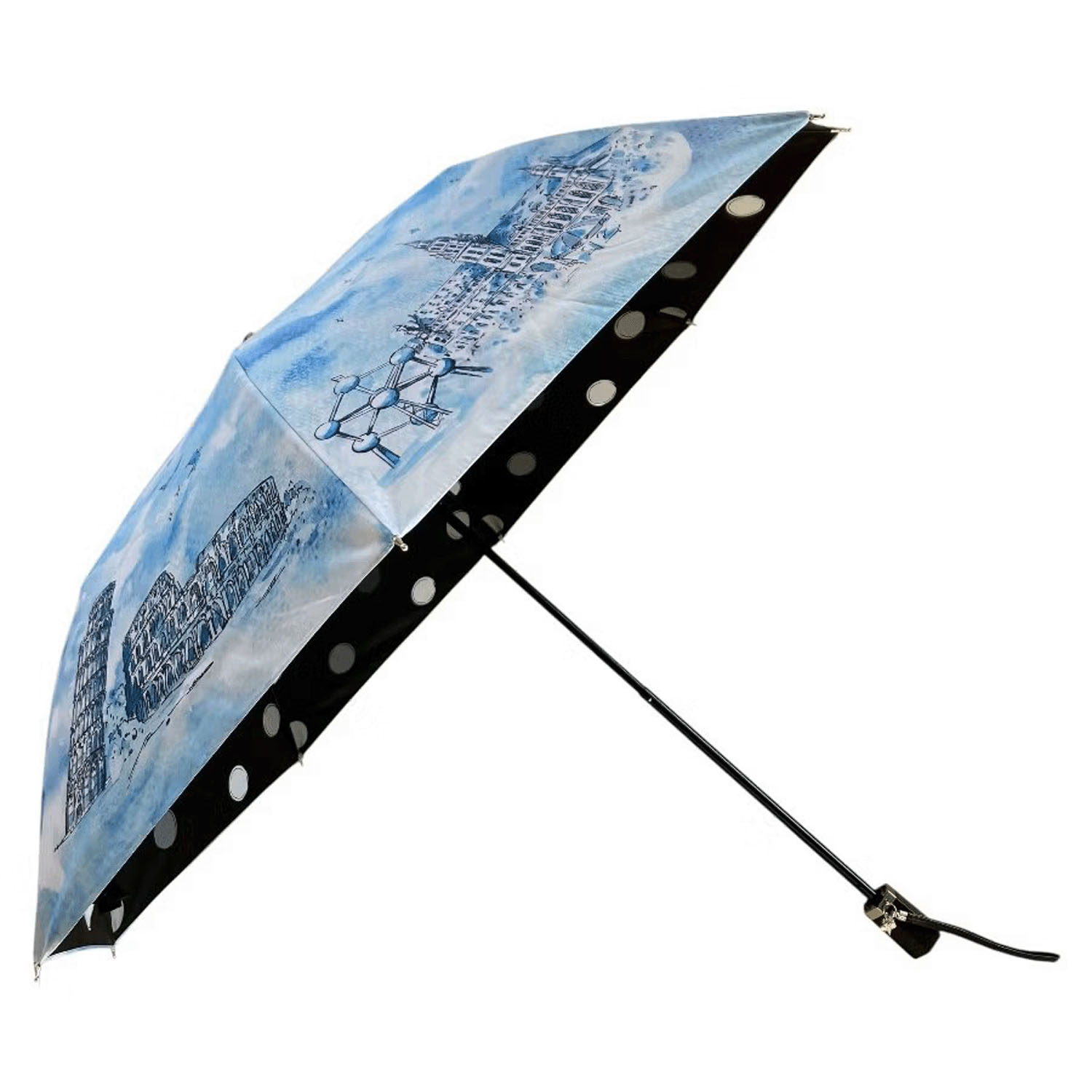 ThinkBee！カサノヴァ 晴雨兼用折りたたみ傘 （ワールド） - 画像2