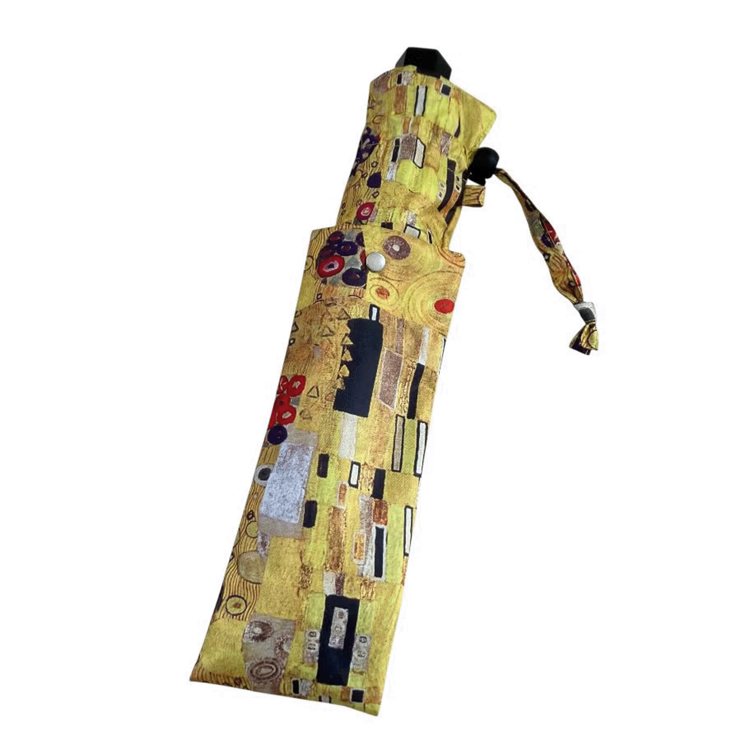 ThinkBee！カサノヴァ 晴雨兼用折りたたみ傘（クリムトコラージュ） - 画像5