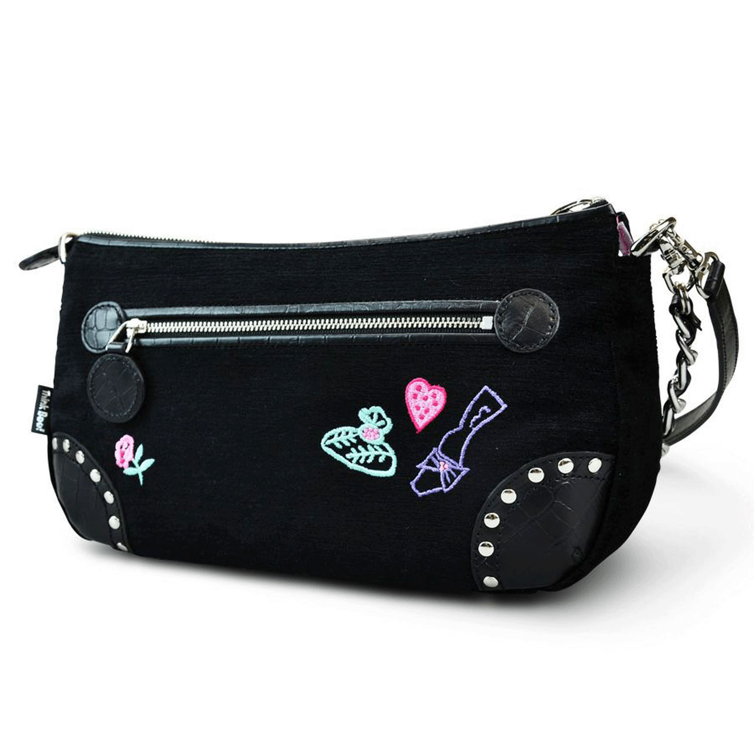 Thinkbee！  ブラックポンドショルダーバッグ - 画像3