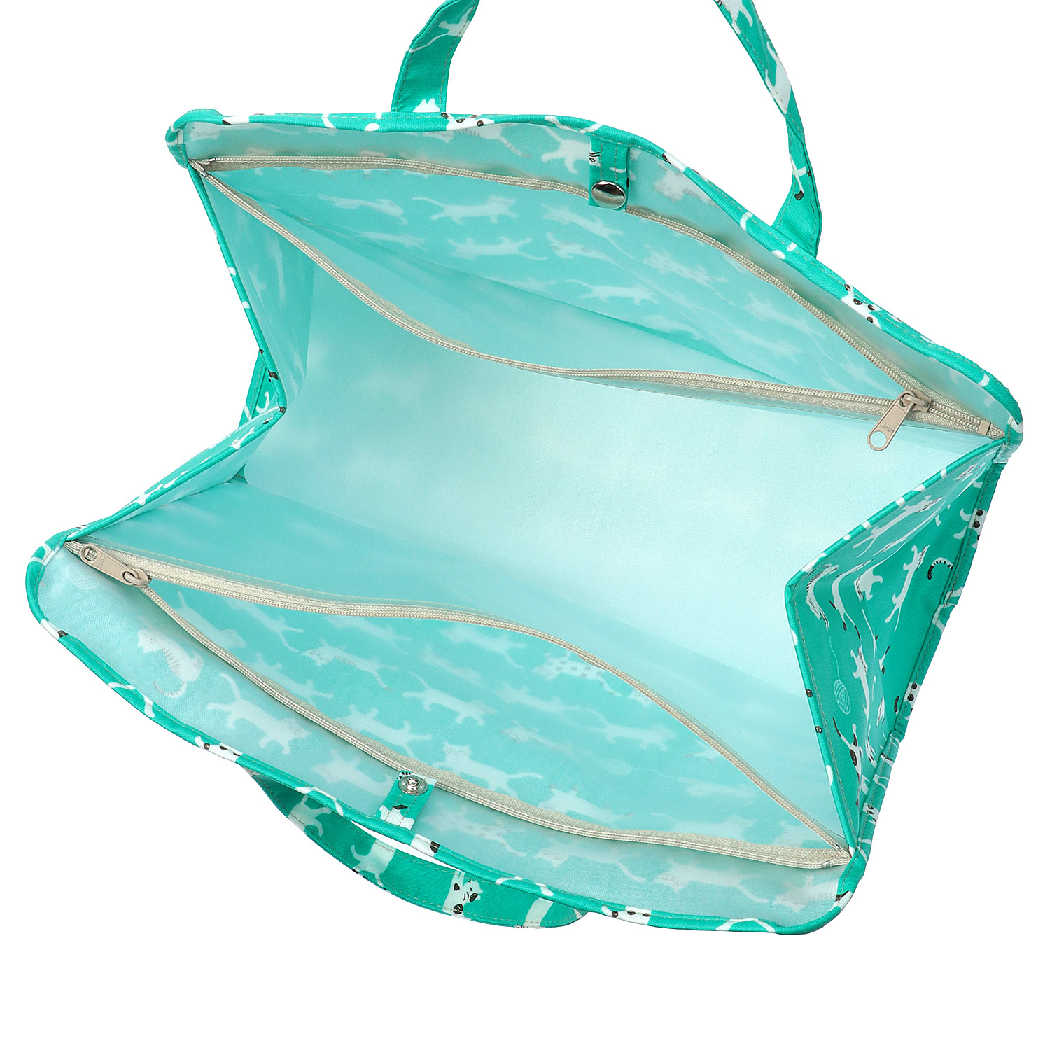 大型温泉バッグ  CAT柄 - 画像3