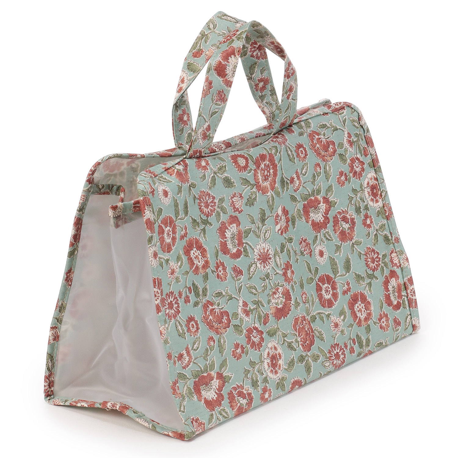 温泉バッグ 花更紗柄 - 画像2