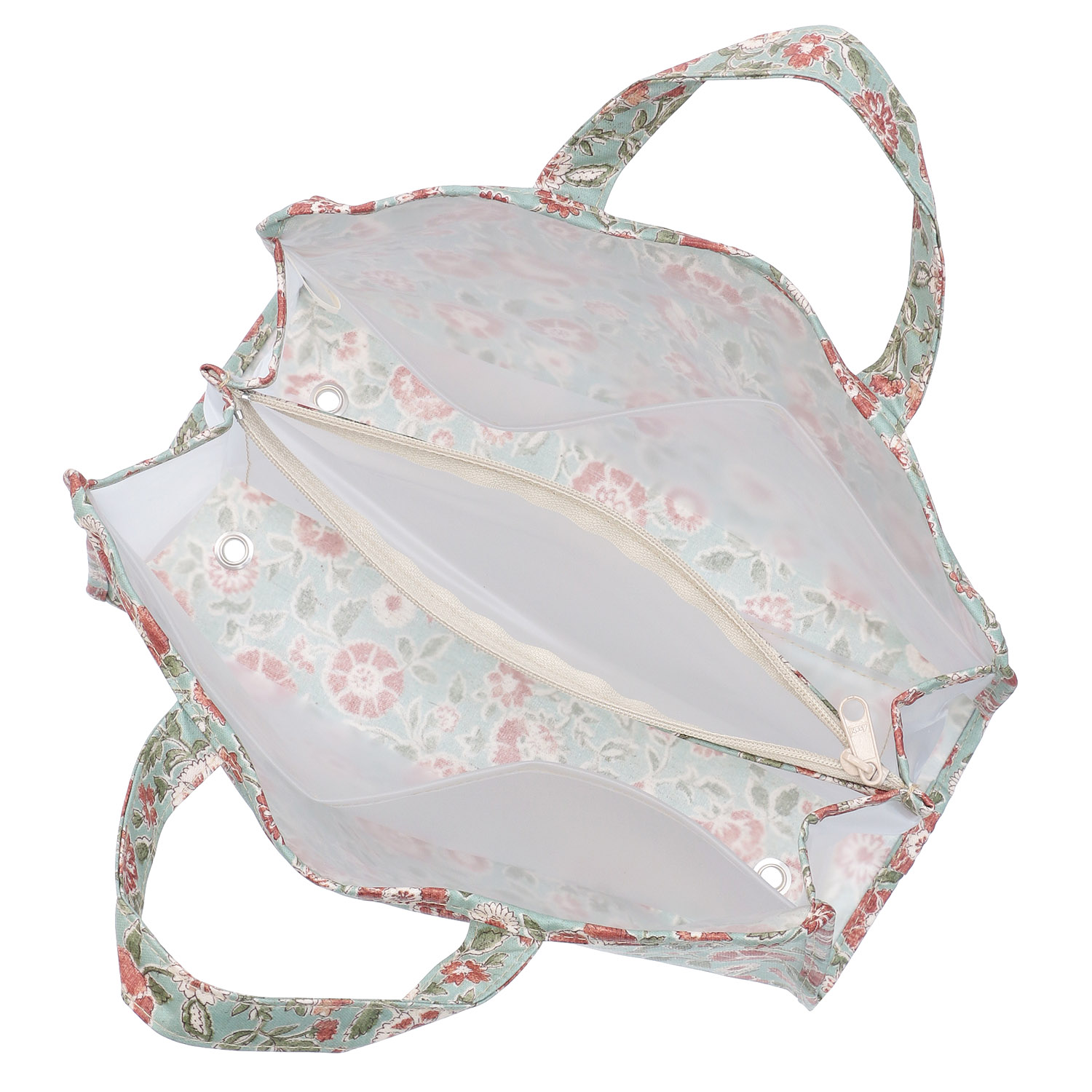 温泉バッグ 花更紗柄 - 画像4