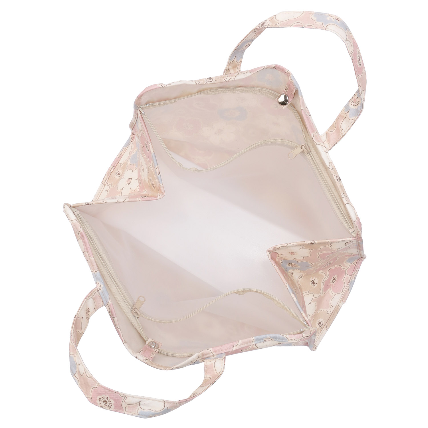 大型温泉バッグ スモーキーポピー柄 - 画像3