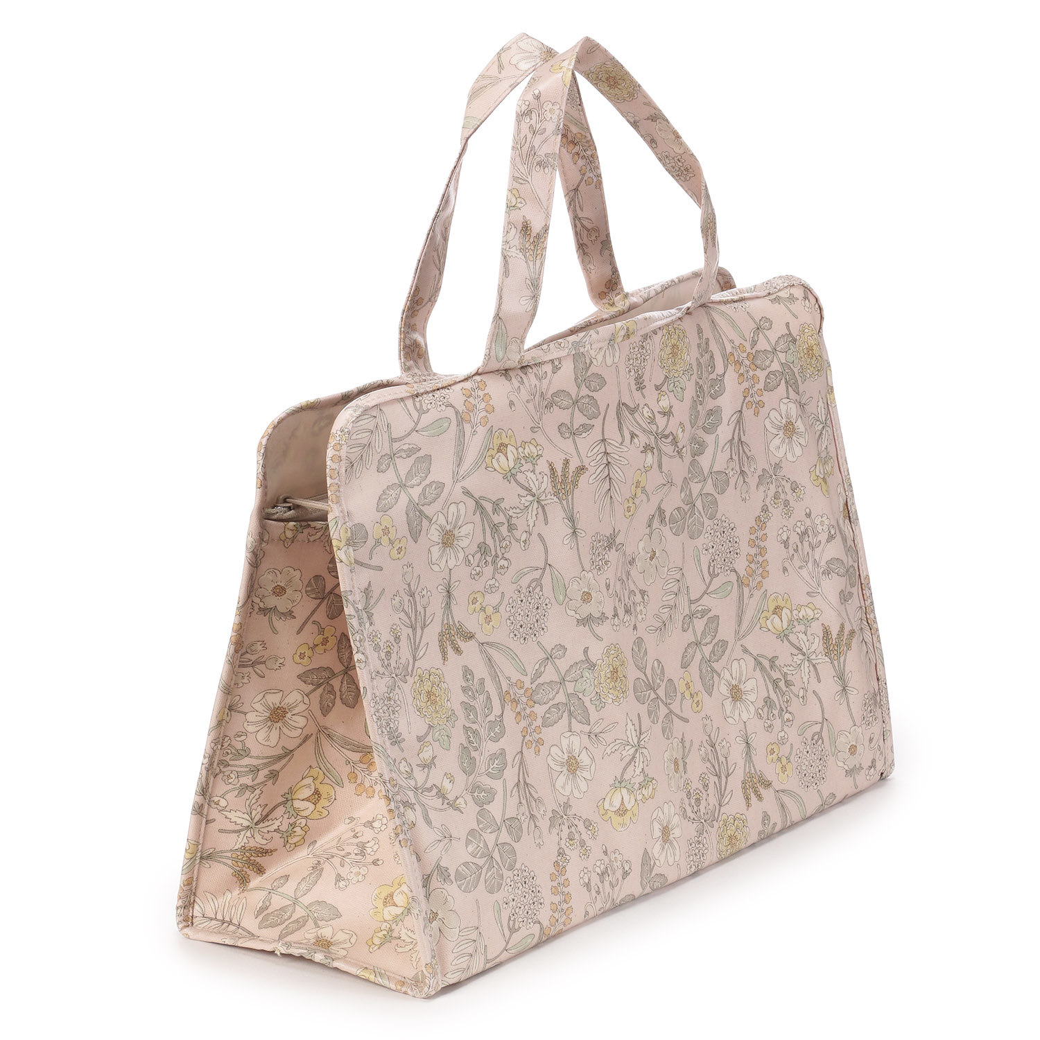 大型温泉バッグ スモーキーボタニカル柄 - 画像2