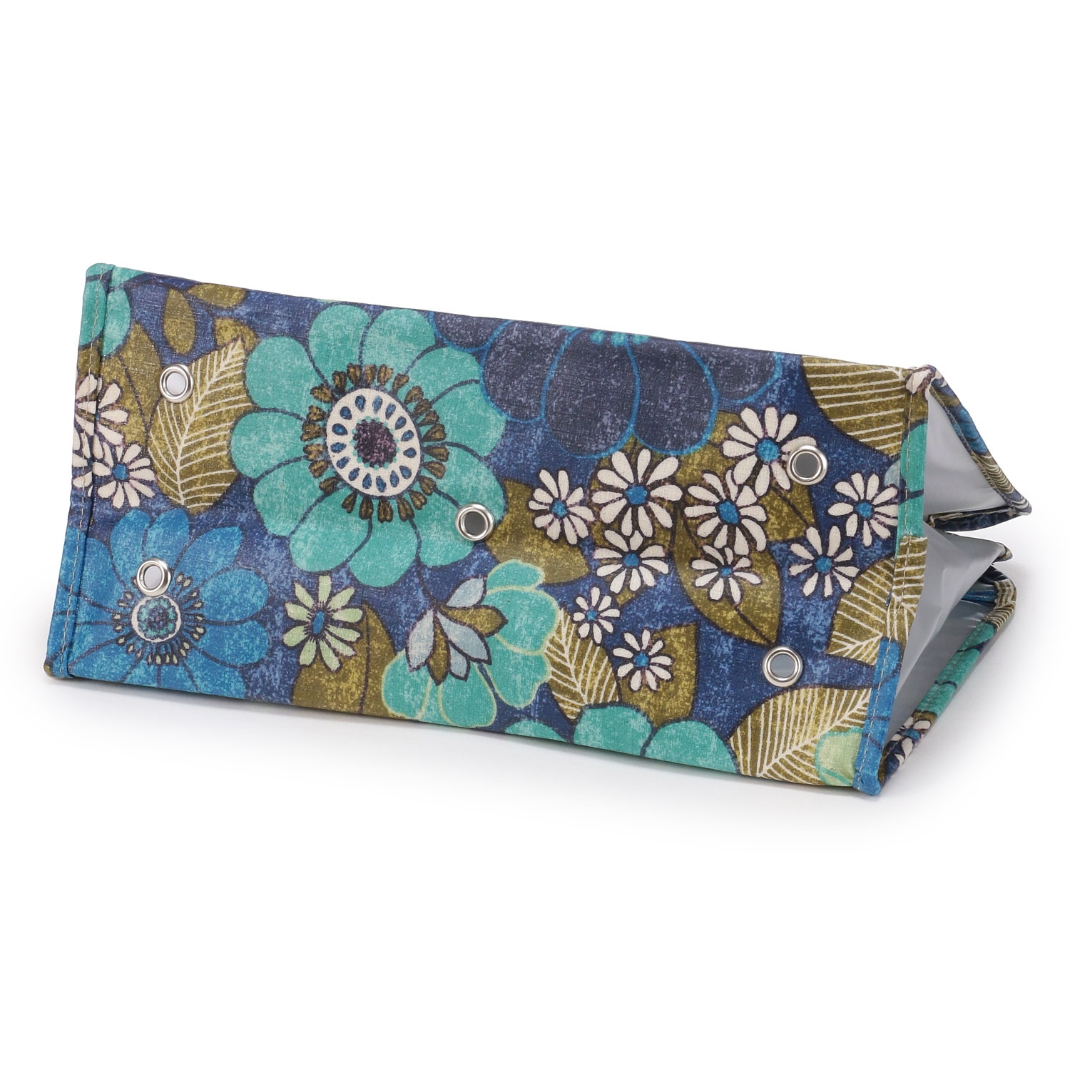 温泉バッグ レトロフラワー柄 - 画像3