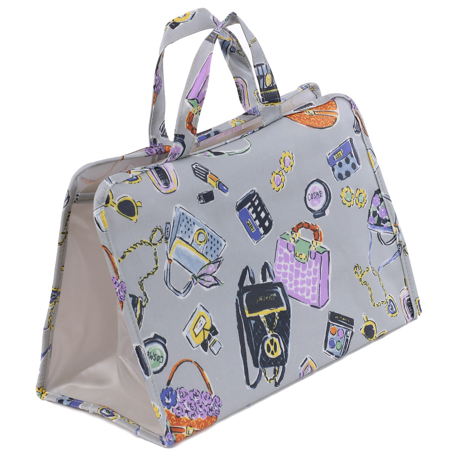 温泉バッグ バッグ＆コスメ柄 - 画像2