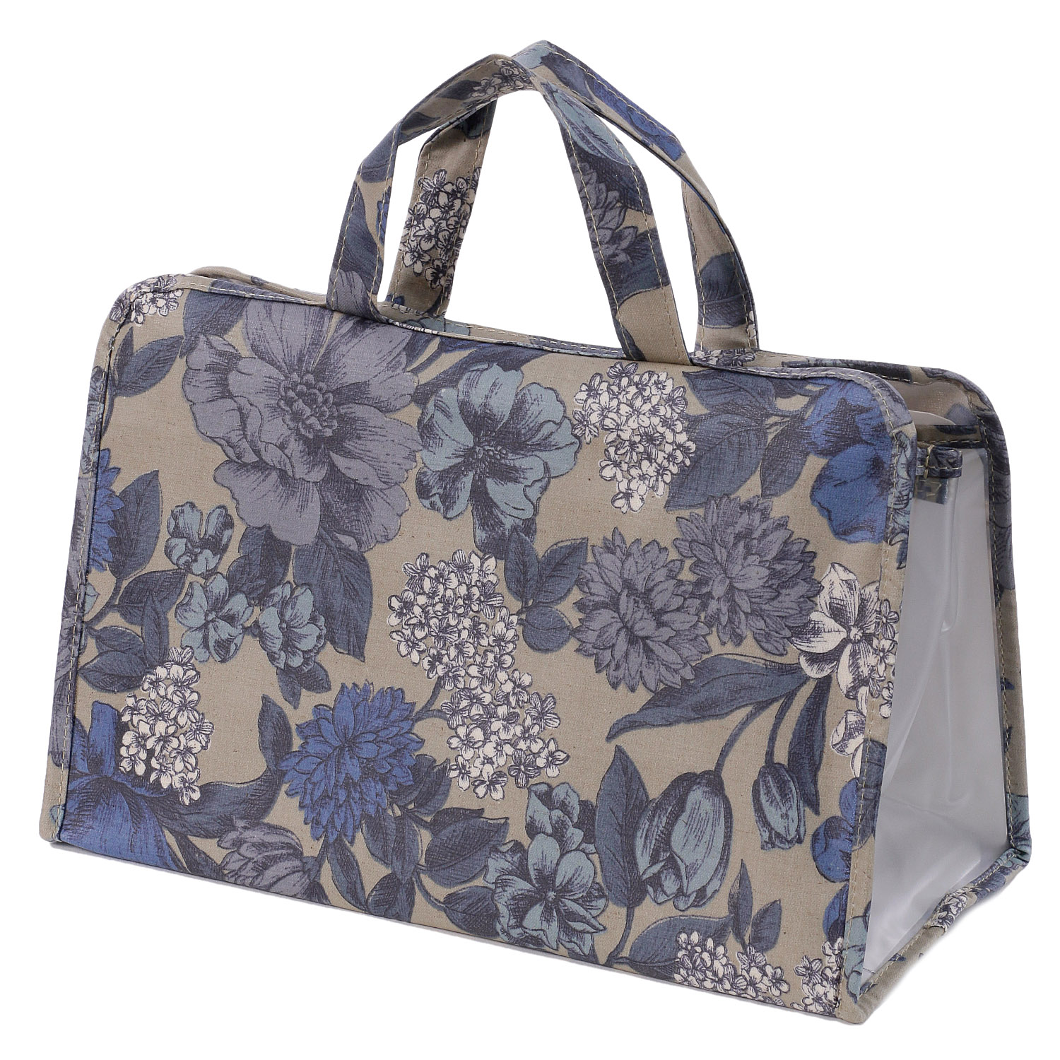 温泉バッグ シック大花柄