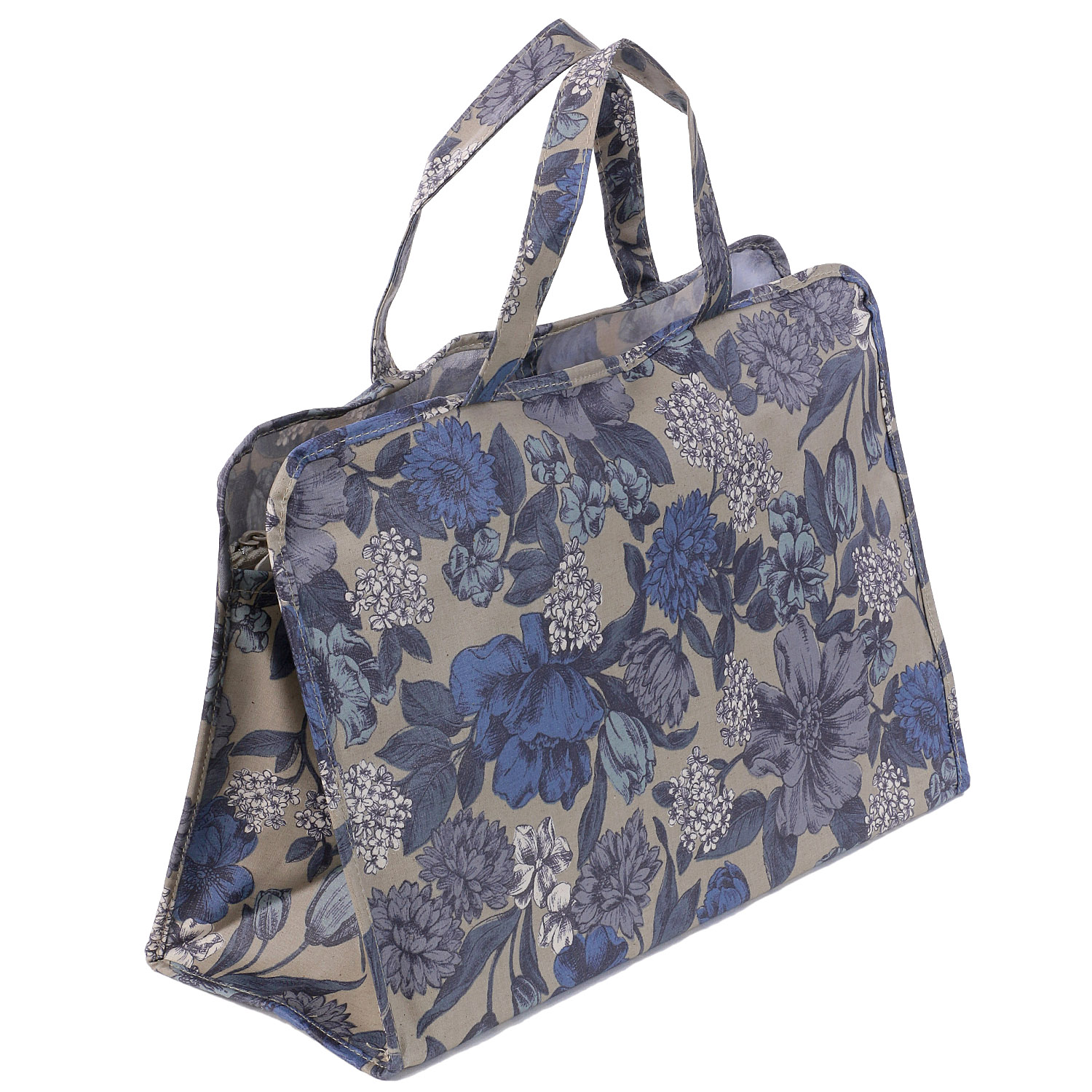 大型温泉 シック大花柄 - 画像2