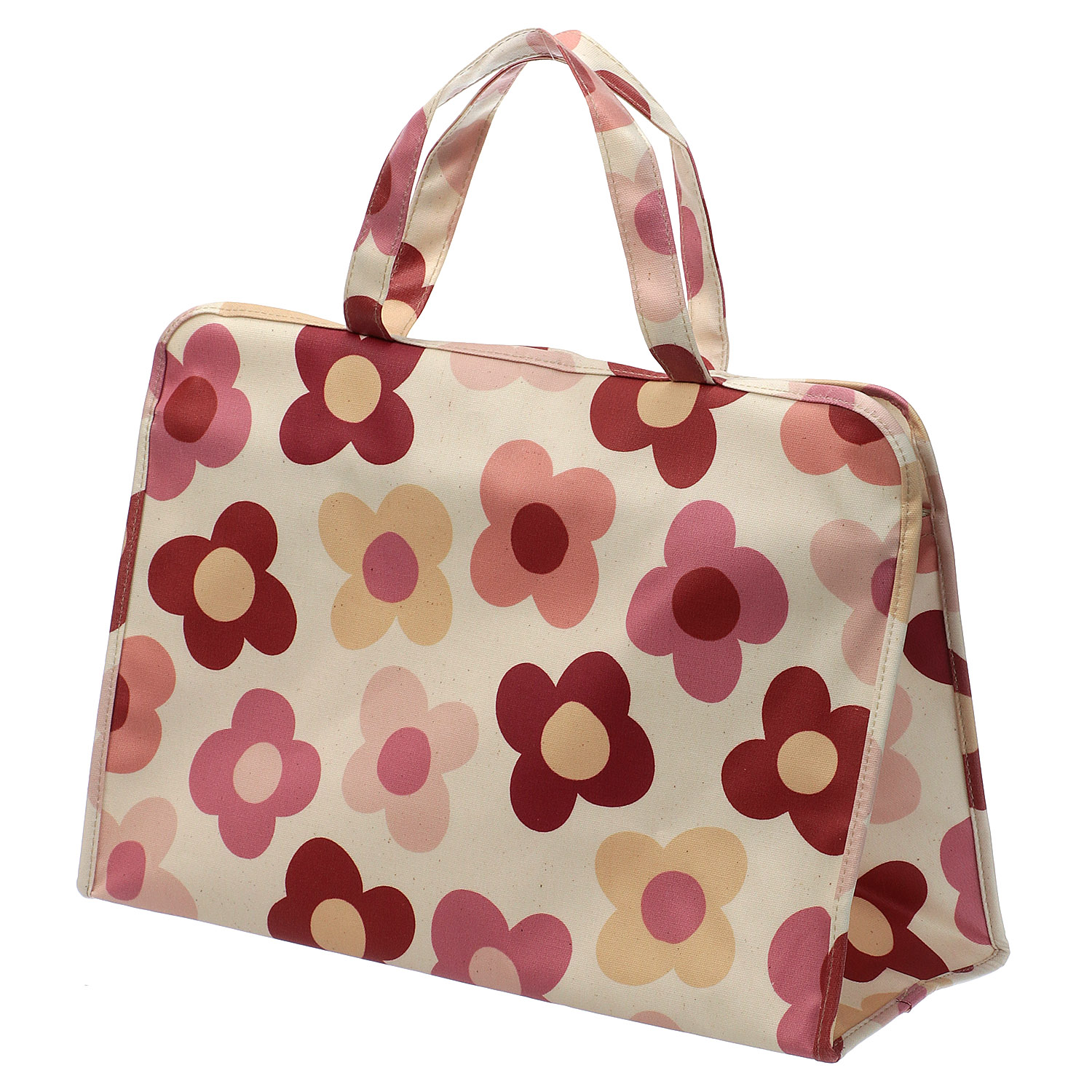 大型温泉バッグ 花びら柄