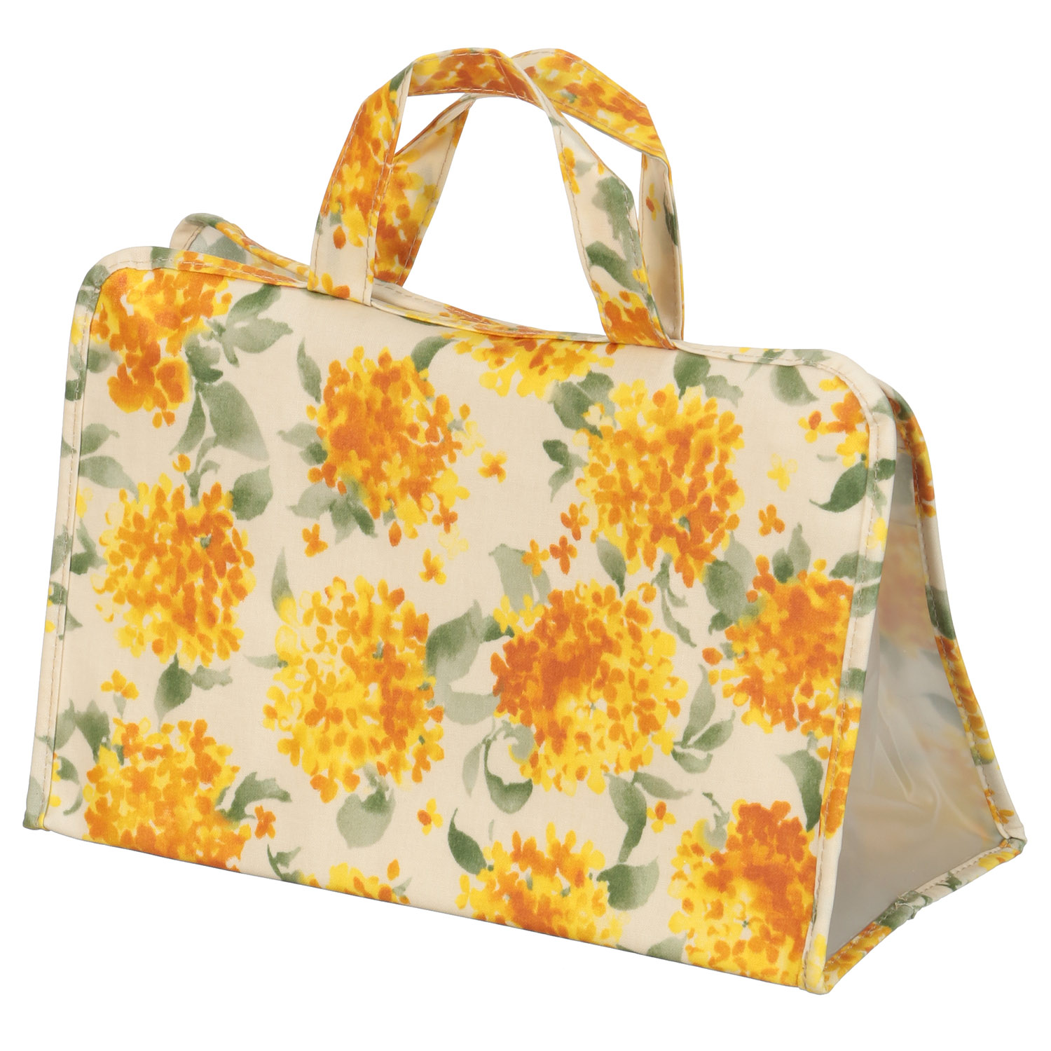 温泉バッグ 金木犀柄