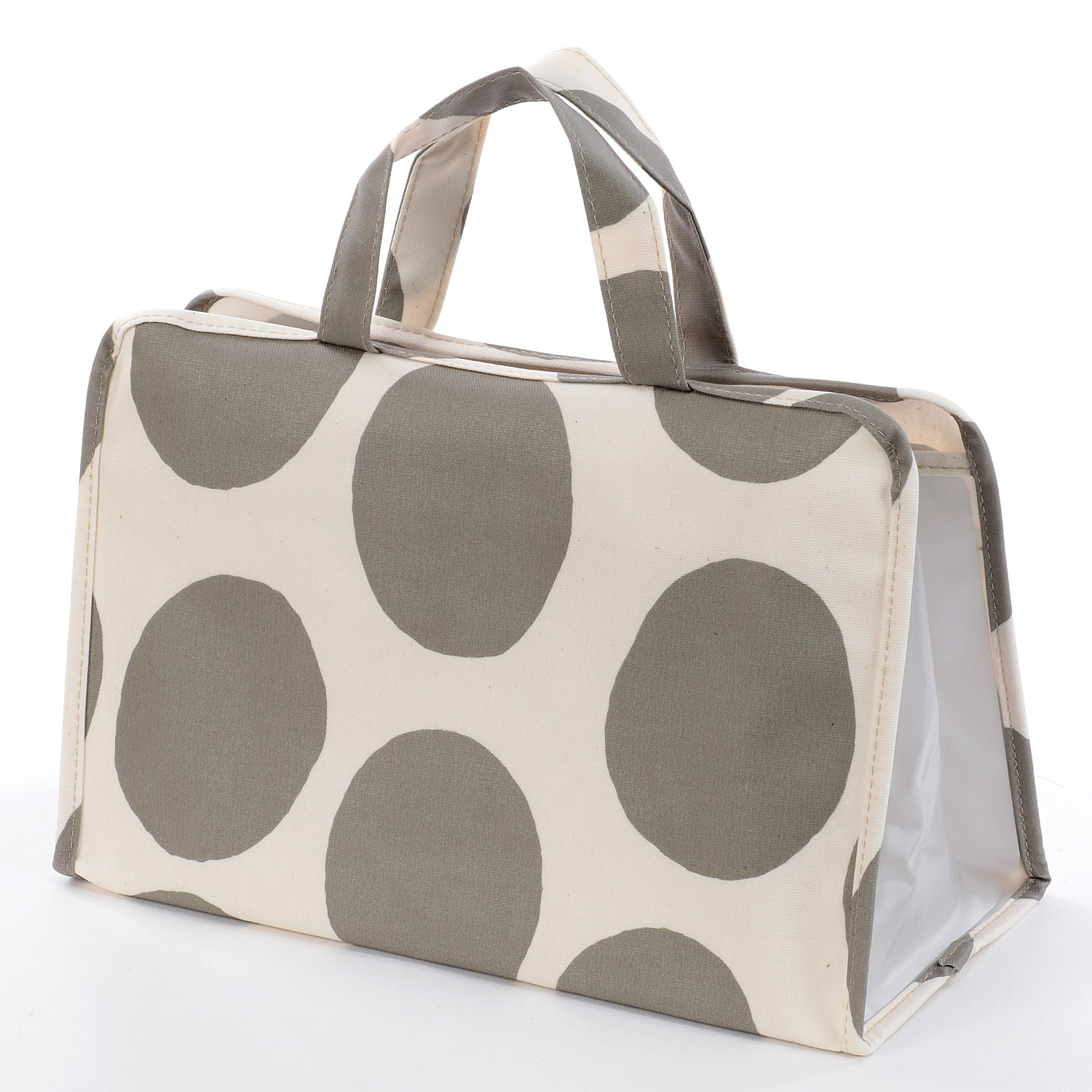 温泉バッグ ドット柄