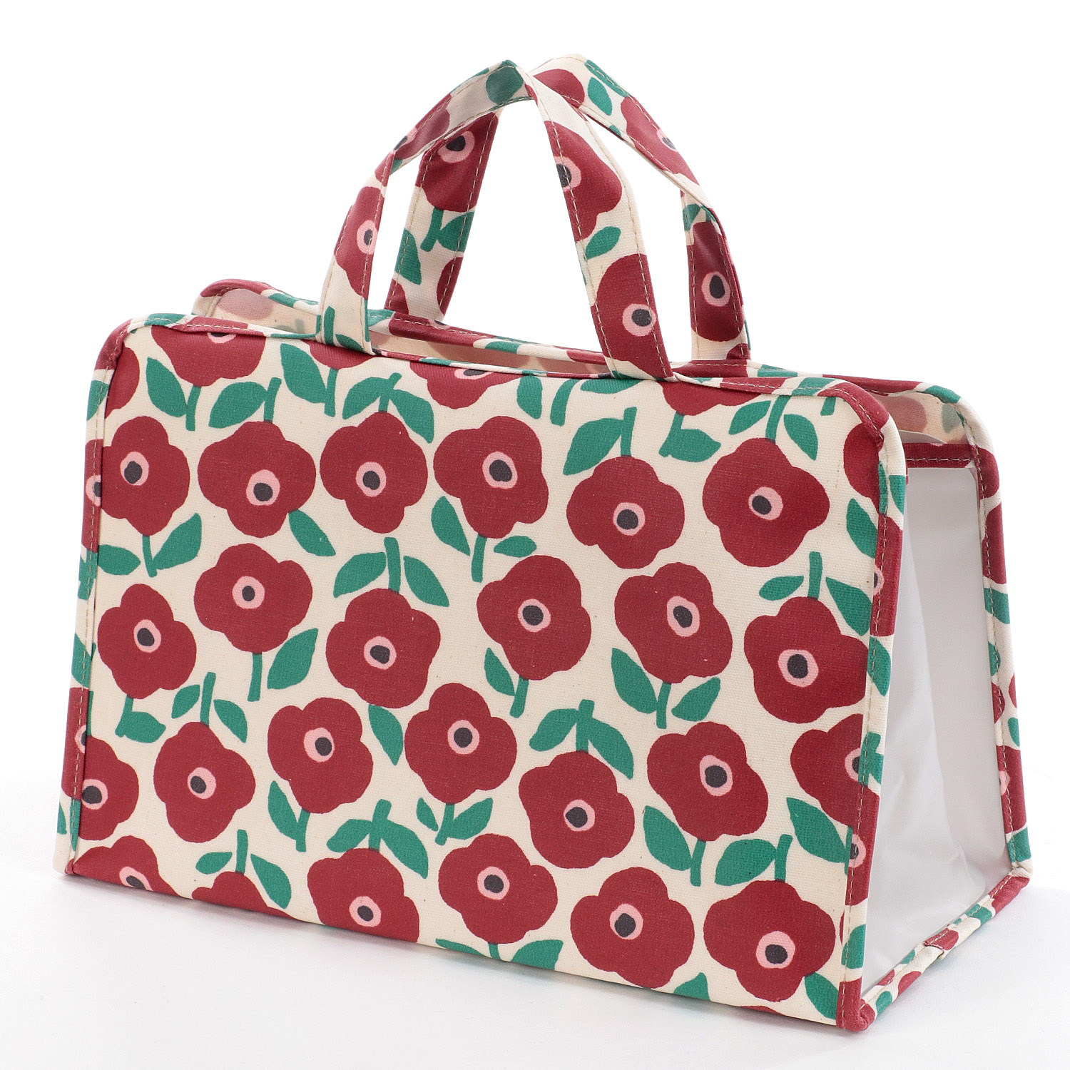 温泉バッグ 北欧花柄