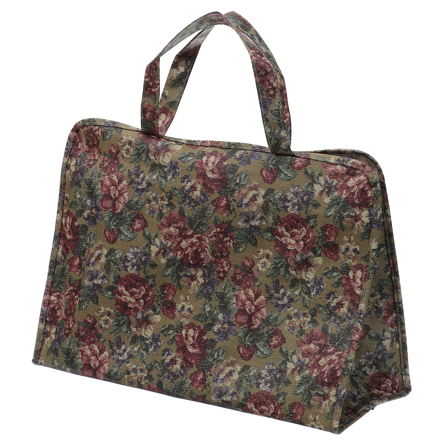 大型温泉バッグ ロココいちご柄