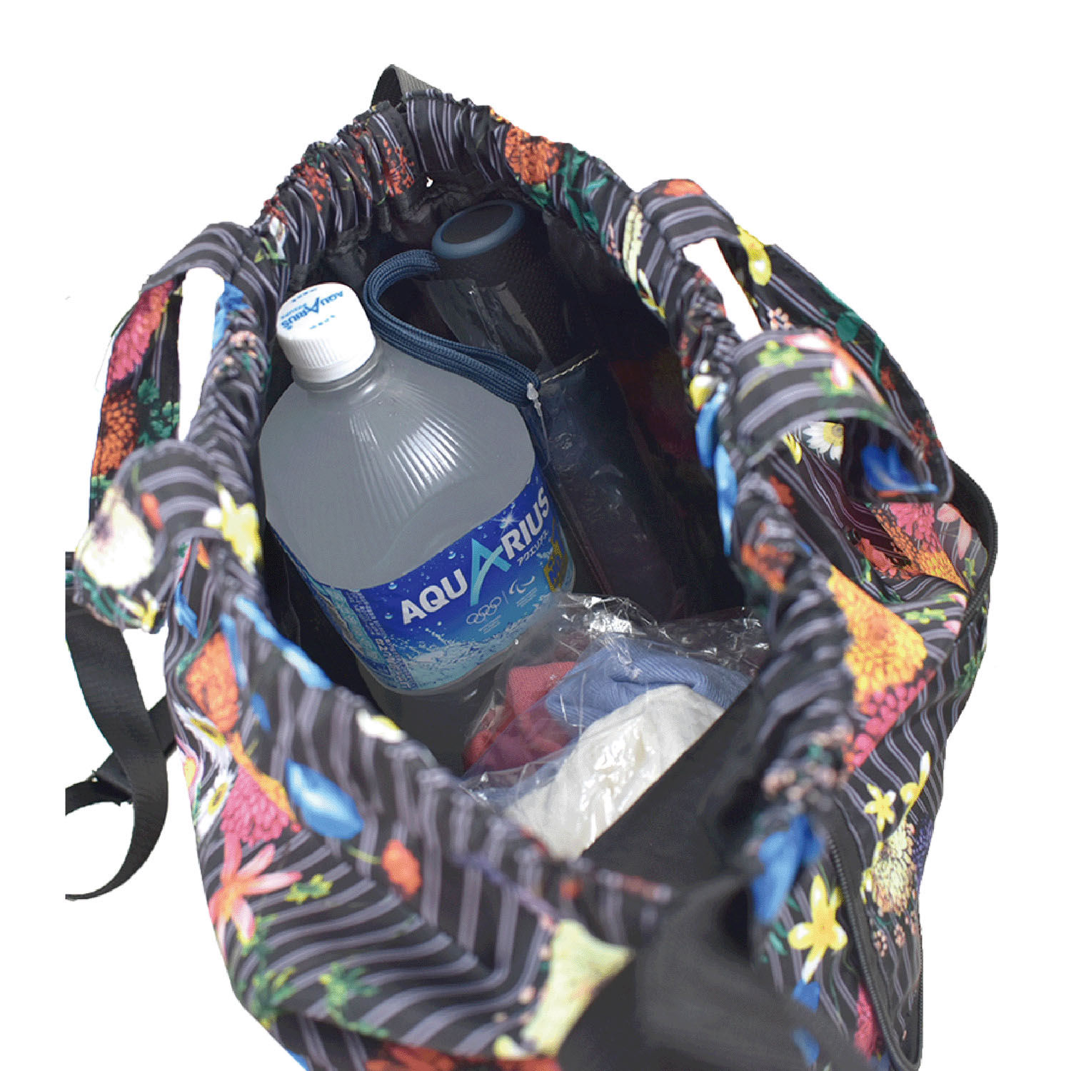 コンパクト巾着型エコリュックサック - 画像3