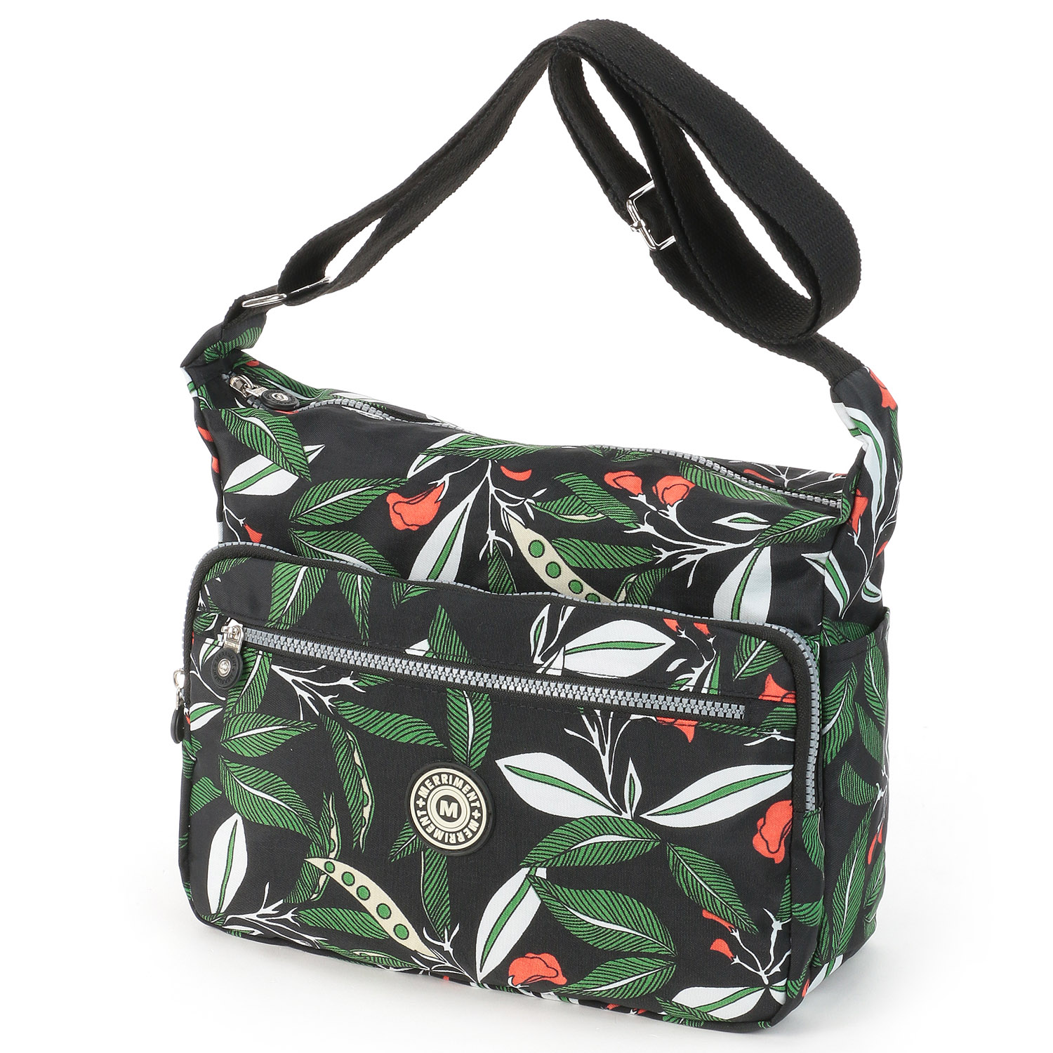 【リーフ柄 15－01 エトワール別注柄】MERRIMENT 軽量カジュアルショルダーバッグ - 画像5