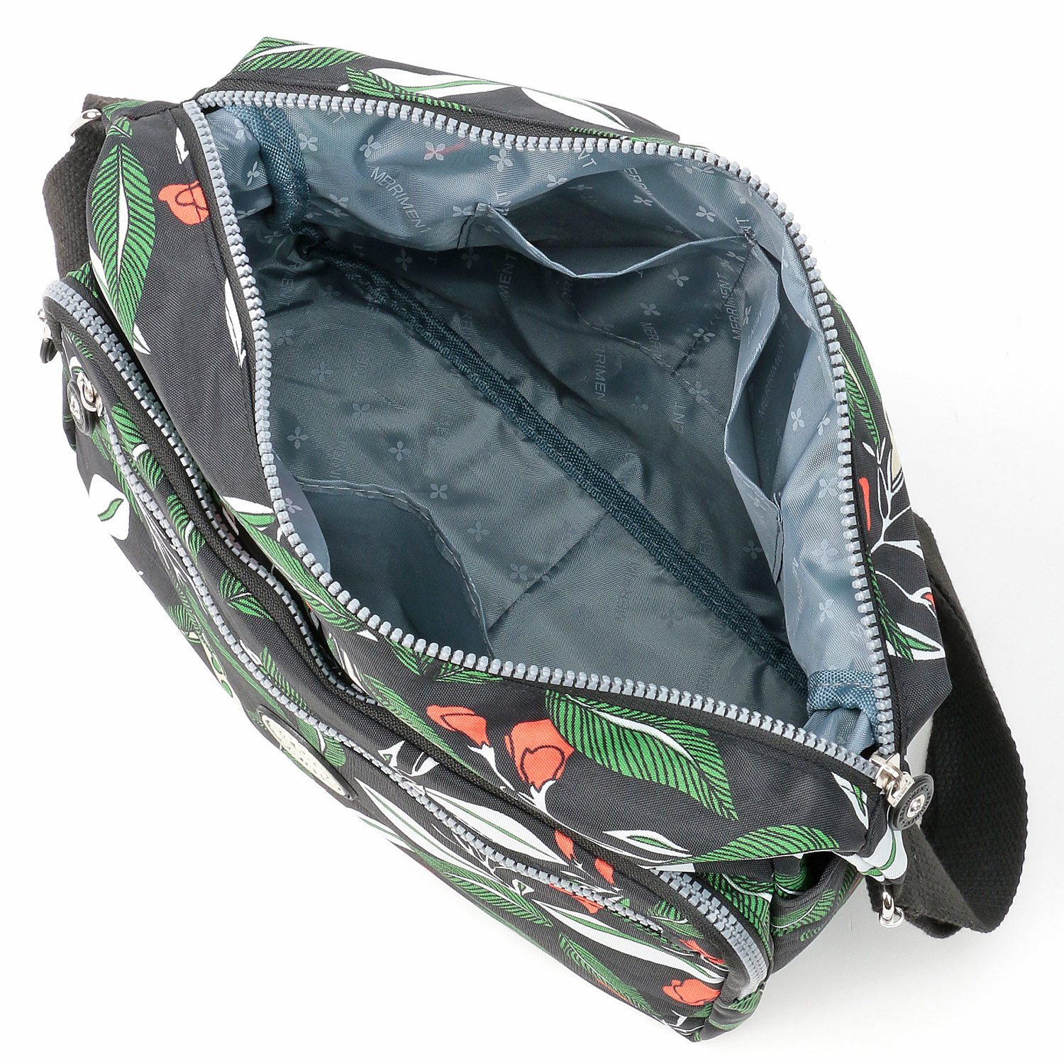 【リーフ柄 15－01 エトワール別注柄】MERRIMENT 軽量カジュアルショルダーバッグ - 画像7