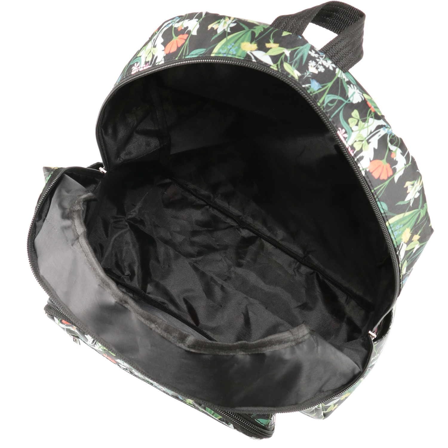 コンパクトリュックサック ボタニカル柄 - 画像5