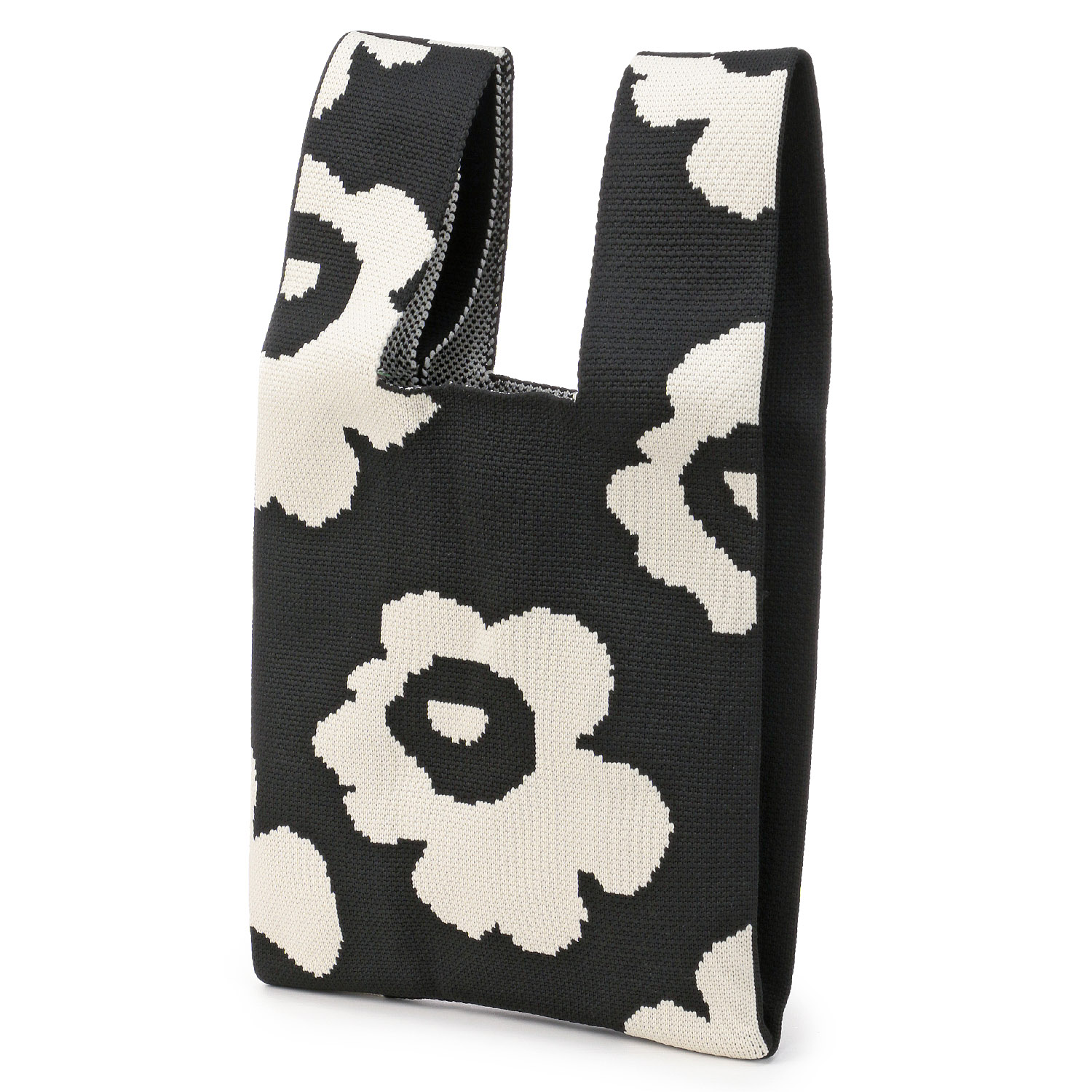 【15ー00は完売終了】柄ものニットくり手バッグ小 - 画像7