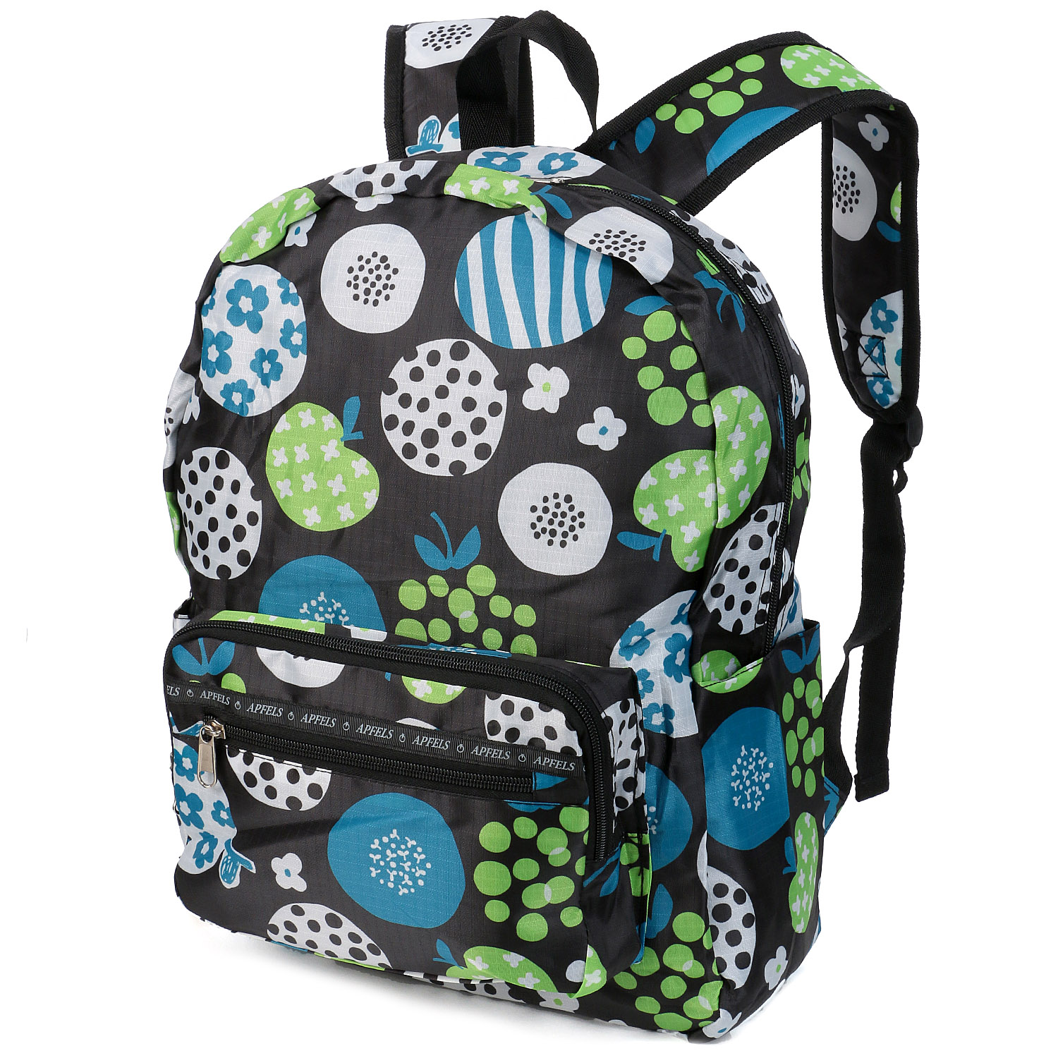 北欧柄コンパクトリュックサック - 画像2