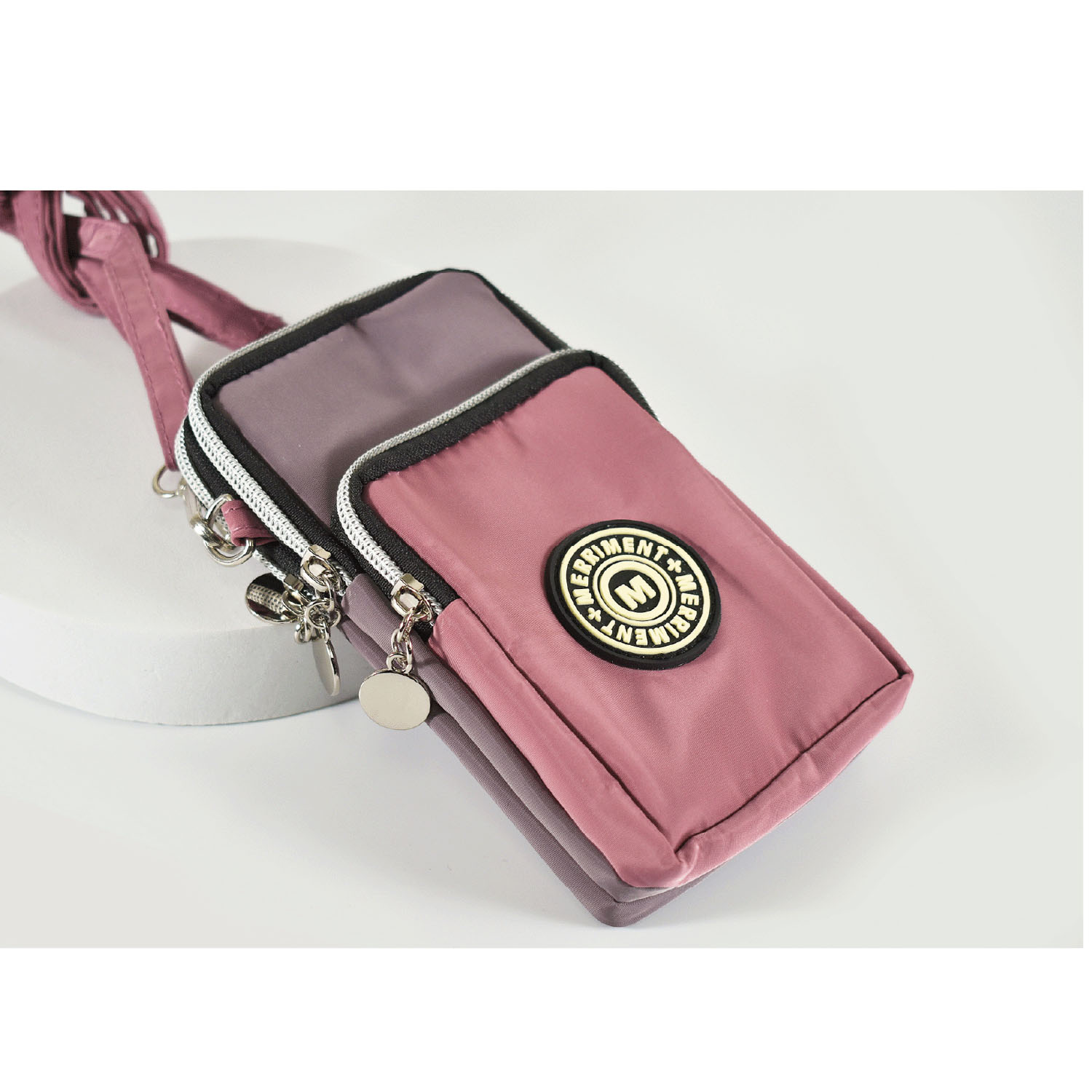 MERRIMENT 縦型バイカラーミニショルダーバッグ - 画像4