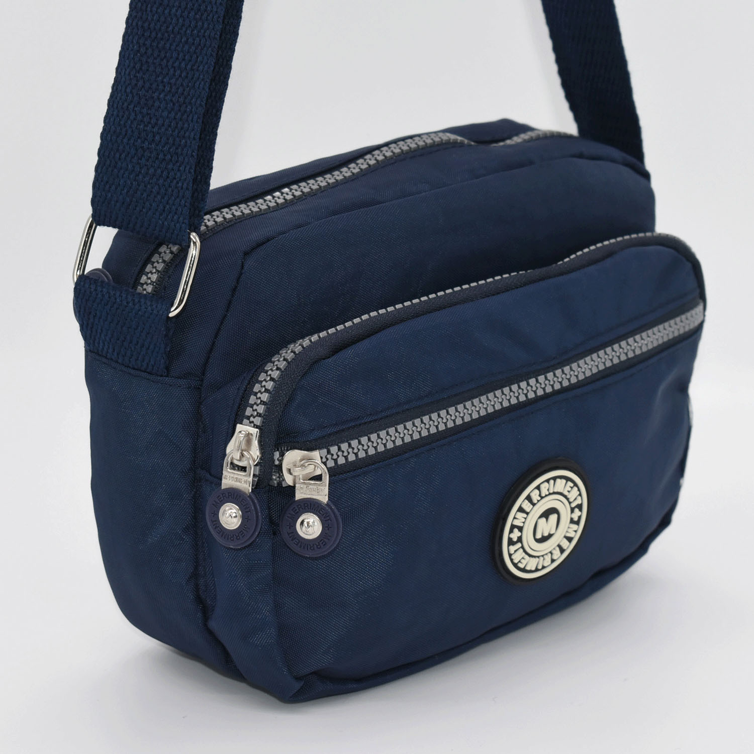 MERRIMENT ナイロン軽量ポケット充実ショルダーバッグ - 画像6