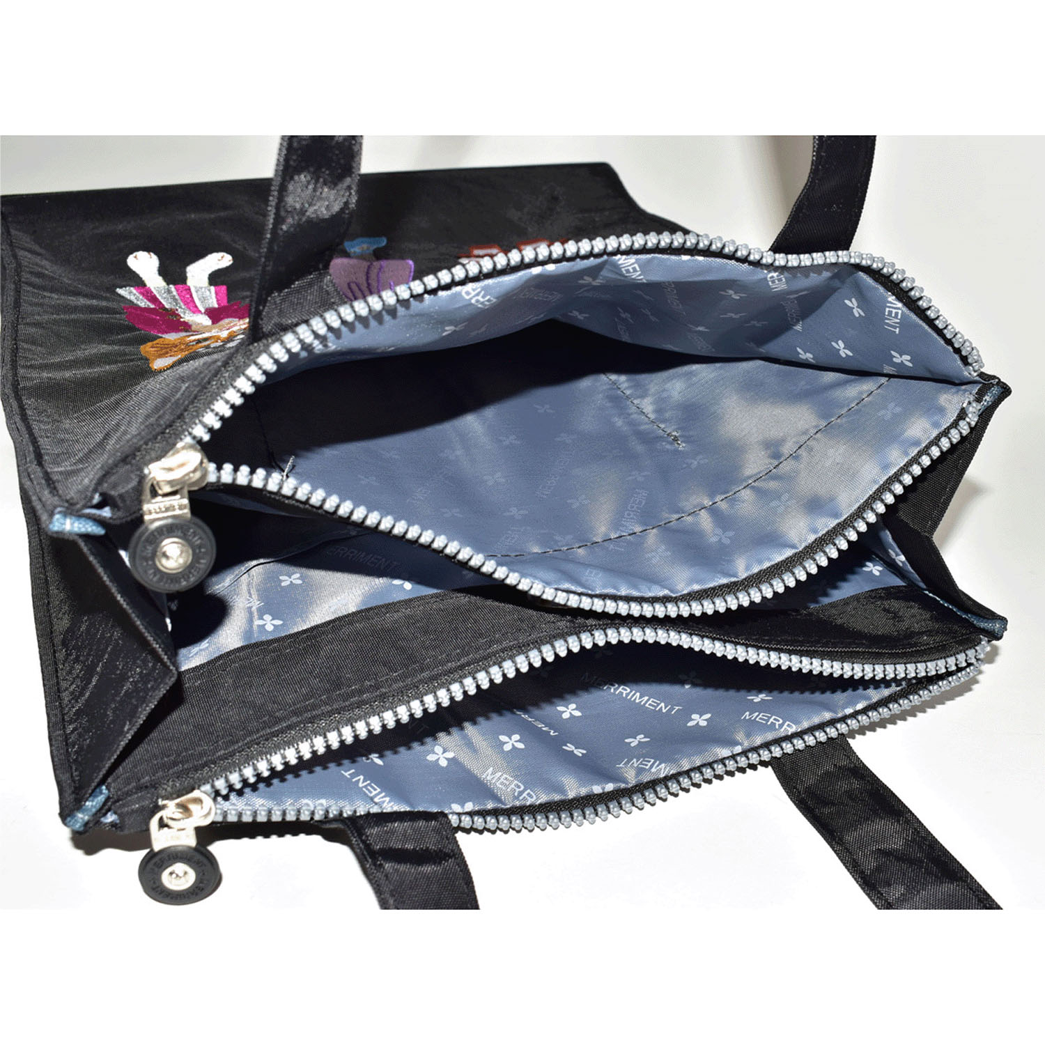 ネコ刺繍 縦型バッグ - 画像9