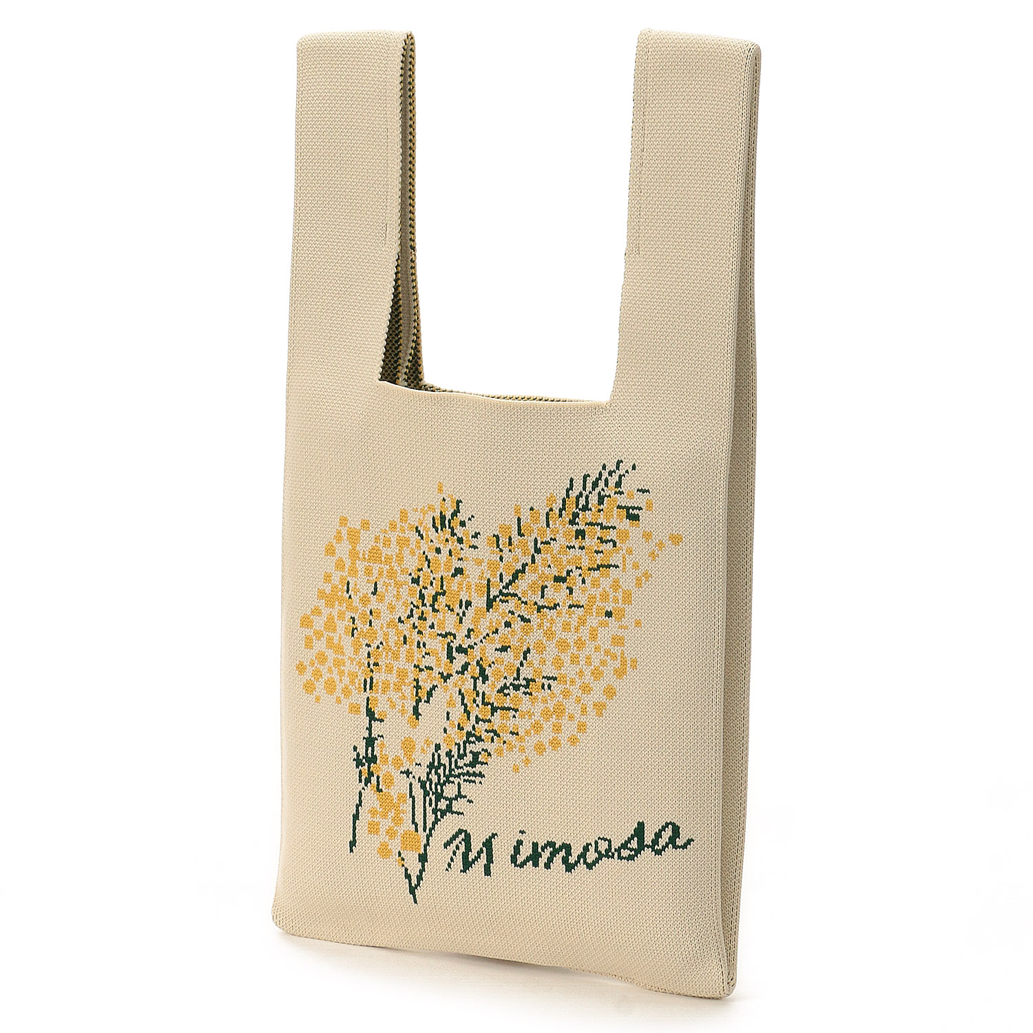 【エトワール別注柄】ニットミモザ柄バッグ - 画像5