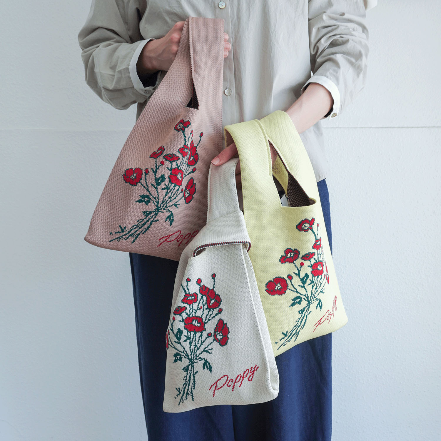 【エトワール別注柄】ポピーニットバッグ - 画像3
