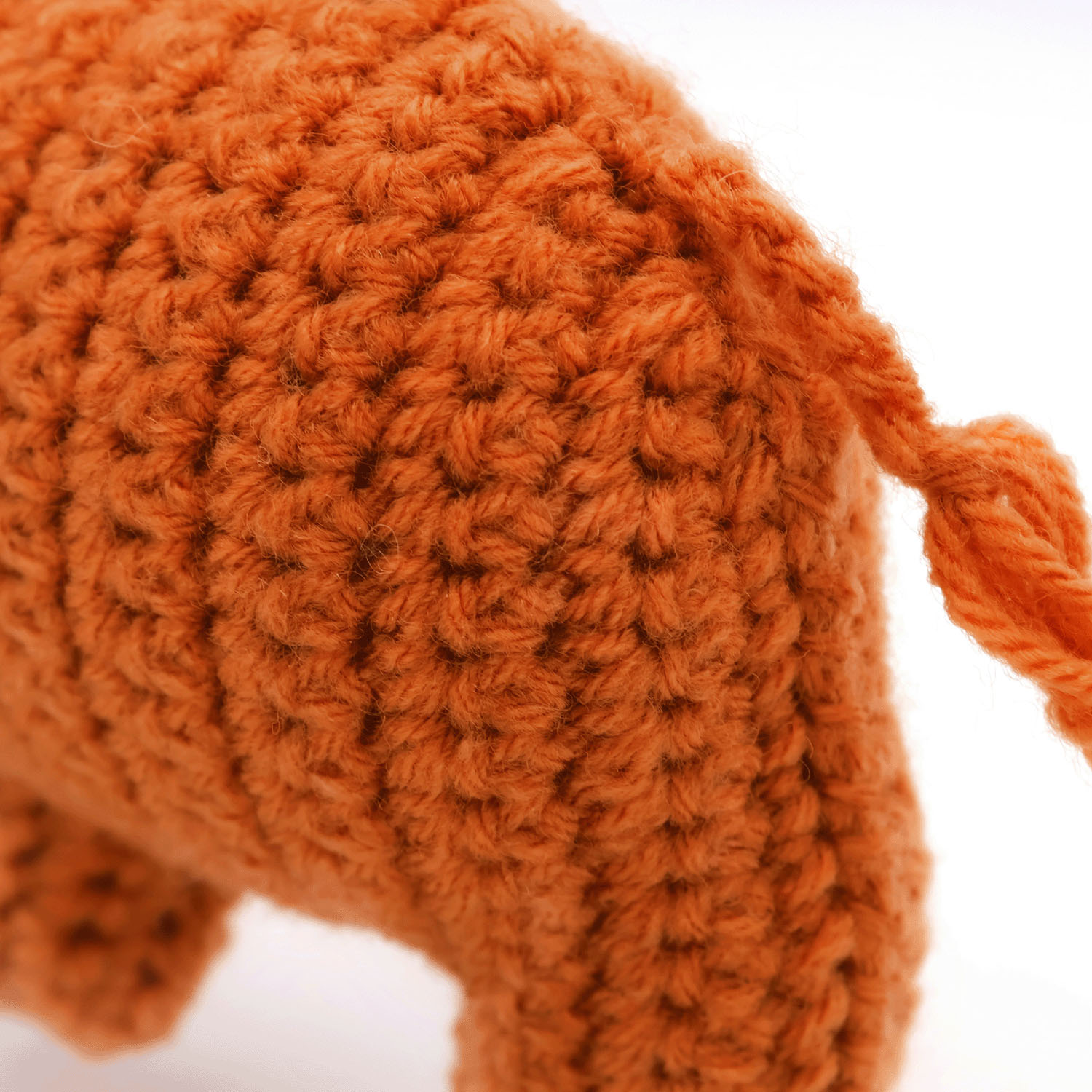 編みぐるみ 象バッグチャーム - 画像7