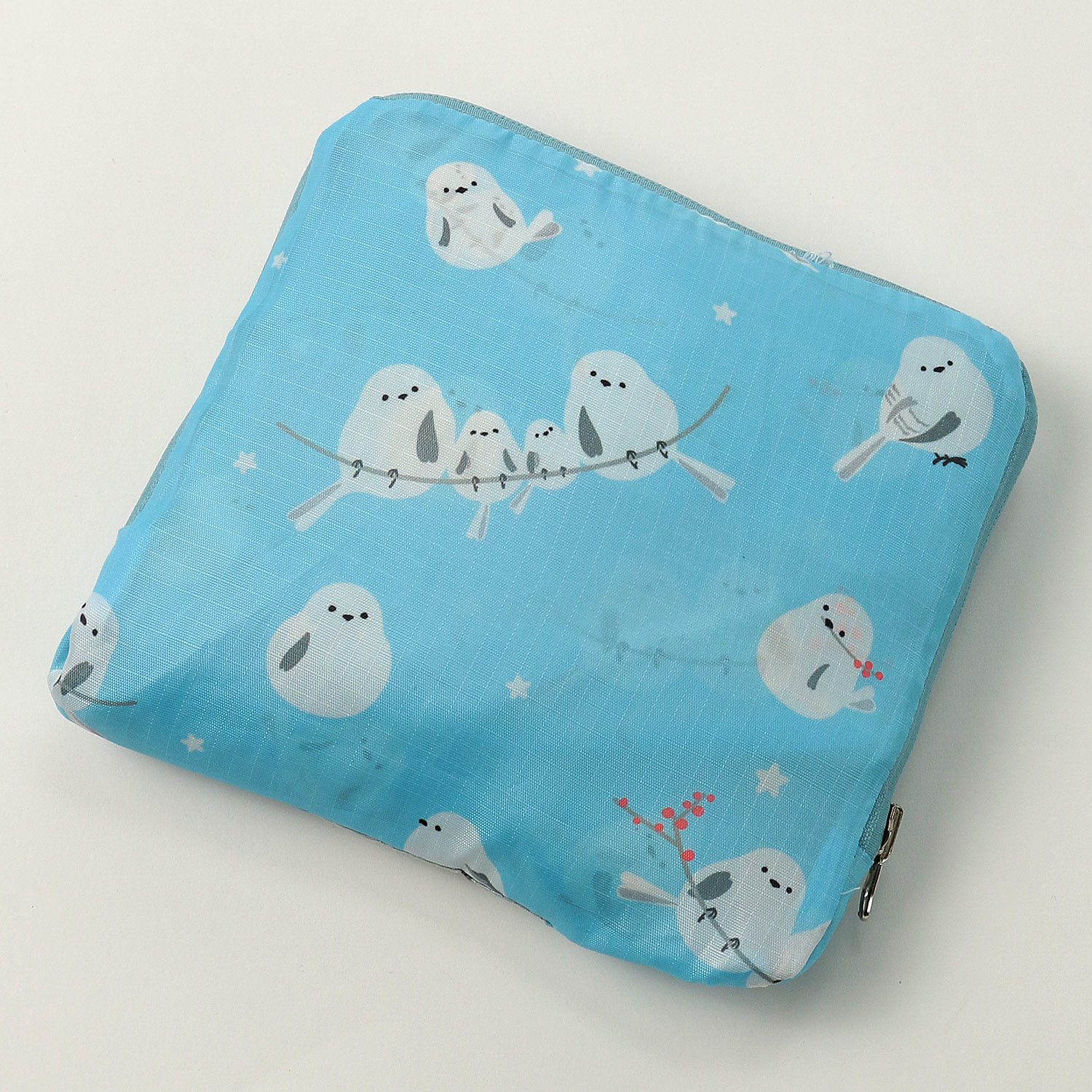 【エトワールオリジナル】シマエナガ柄コンパクトボストンバッグ - 画像11