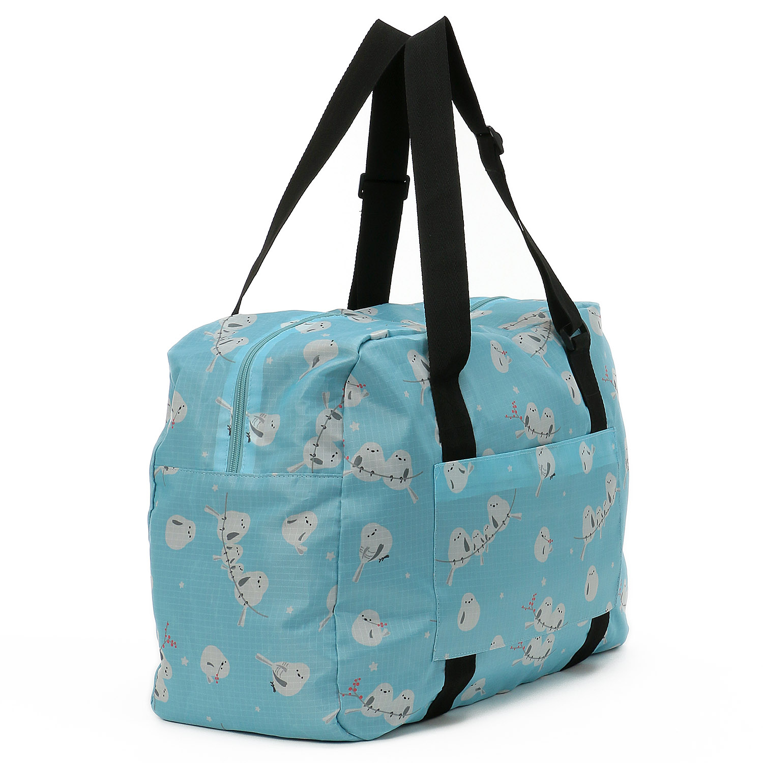 【エトワールオリジナル】シマエナガ柄コンパクトボストンバッグ - 画像8