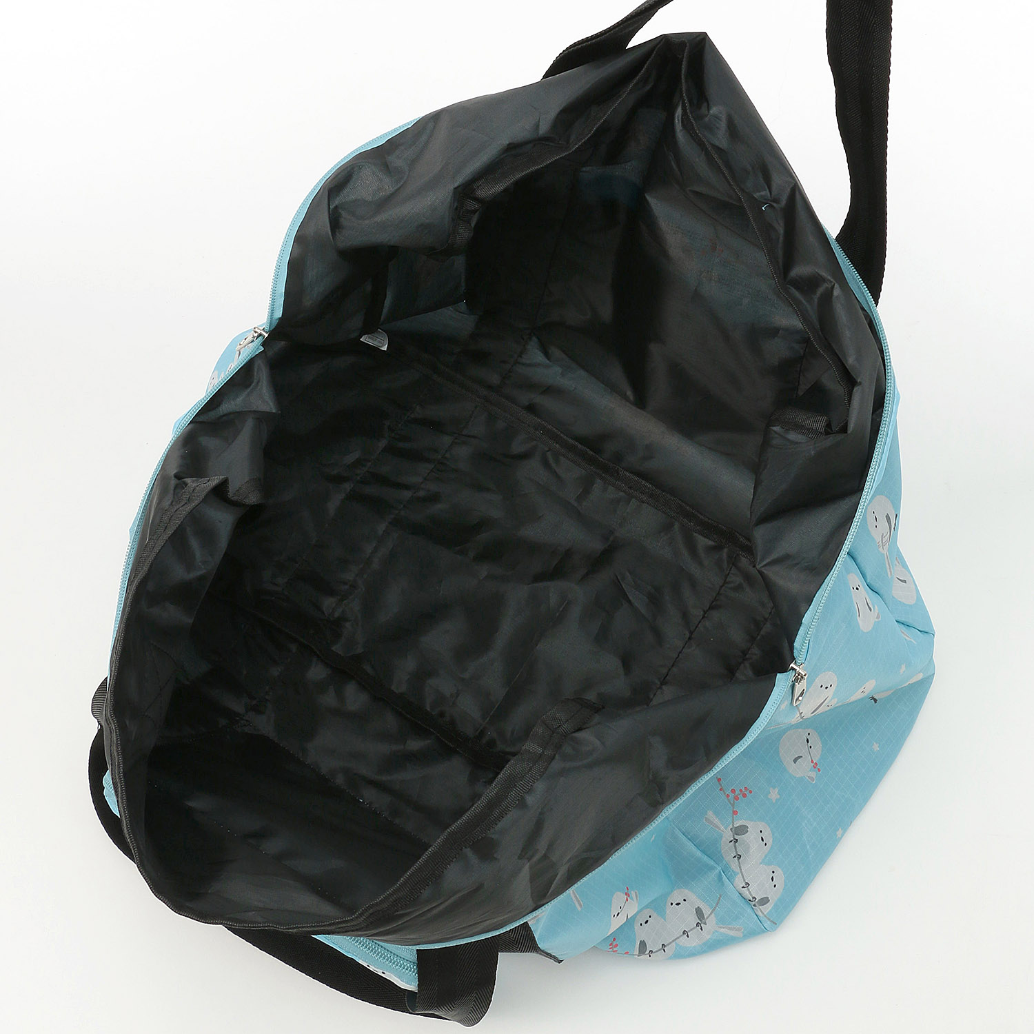 【エトワールオリジナル】シマエナガ柄コンパクトボストンバッグ - 画像10