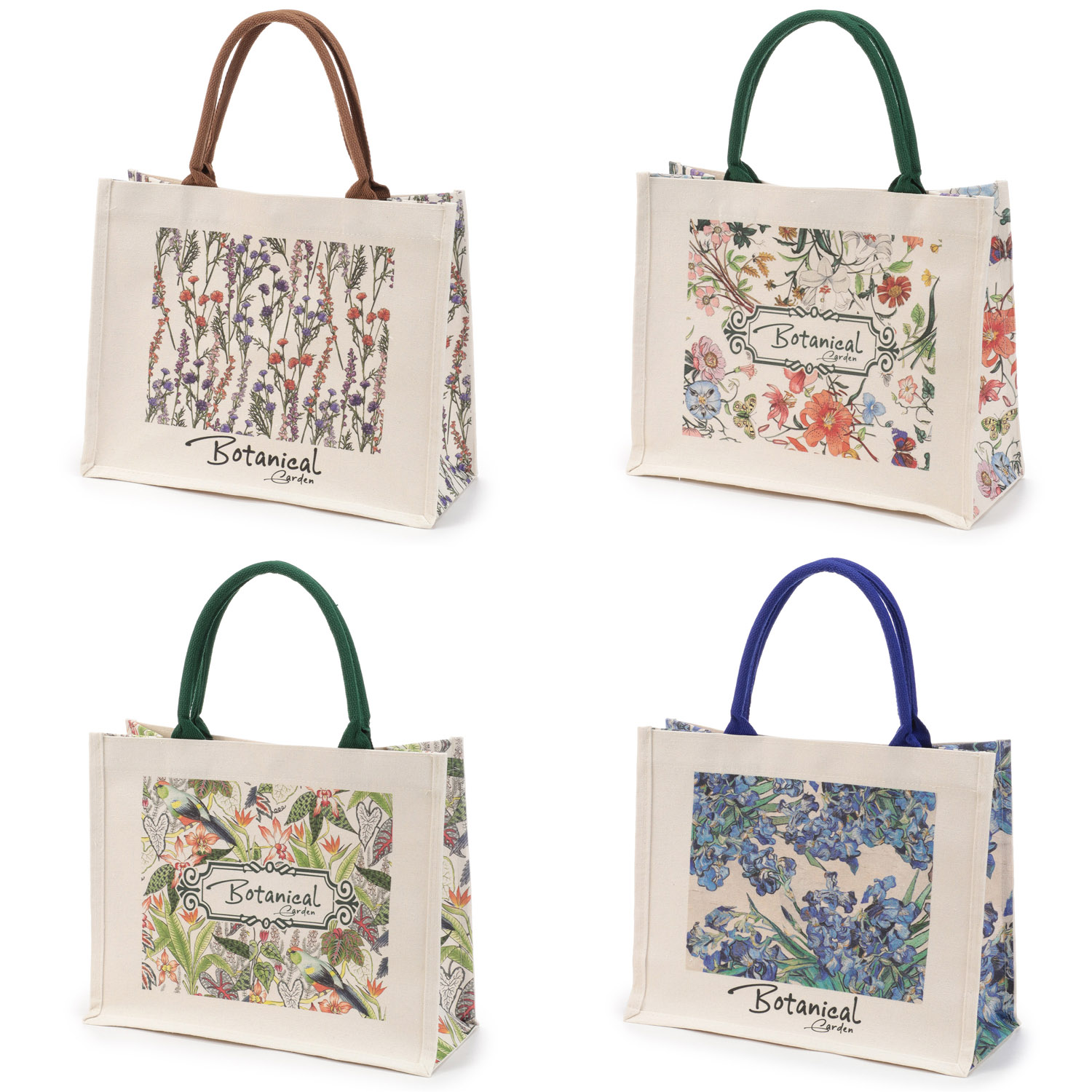 ボタニカル柄トートバッグ