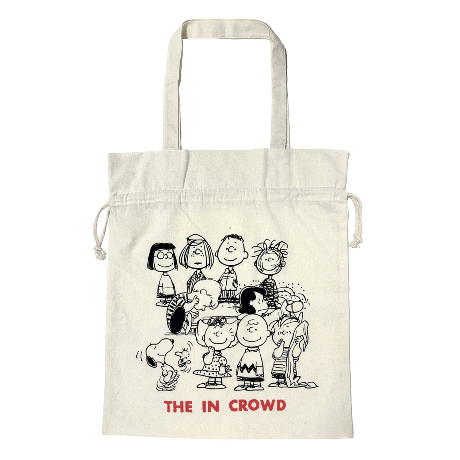 スヌーピー帆布巾着トートバッグ（2個セット） - 画像3