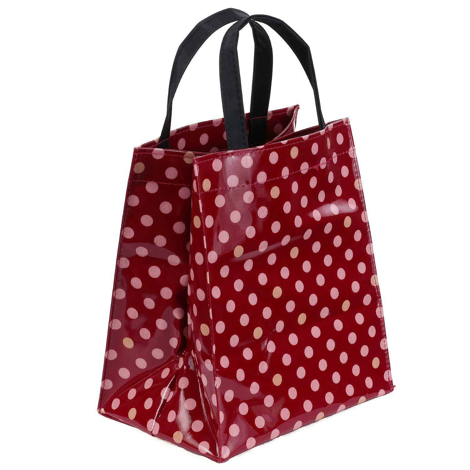 リボン猫ドット柄サイドバッグ - 画像4