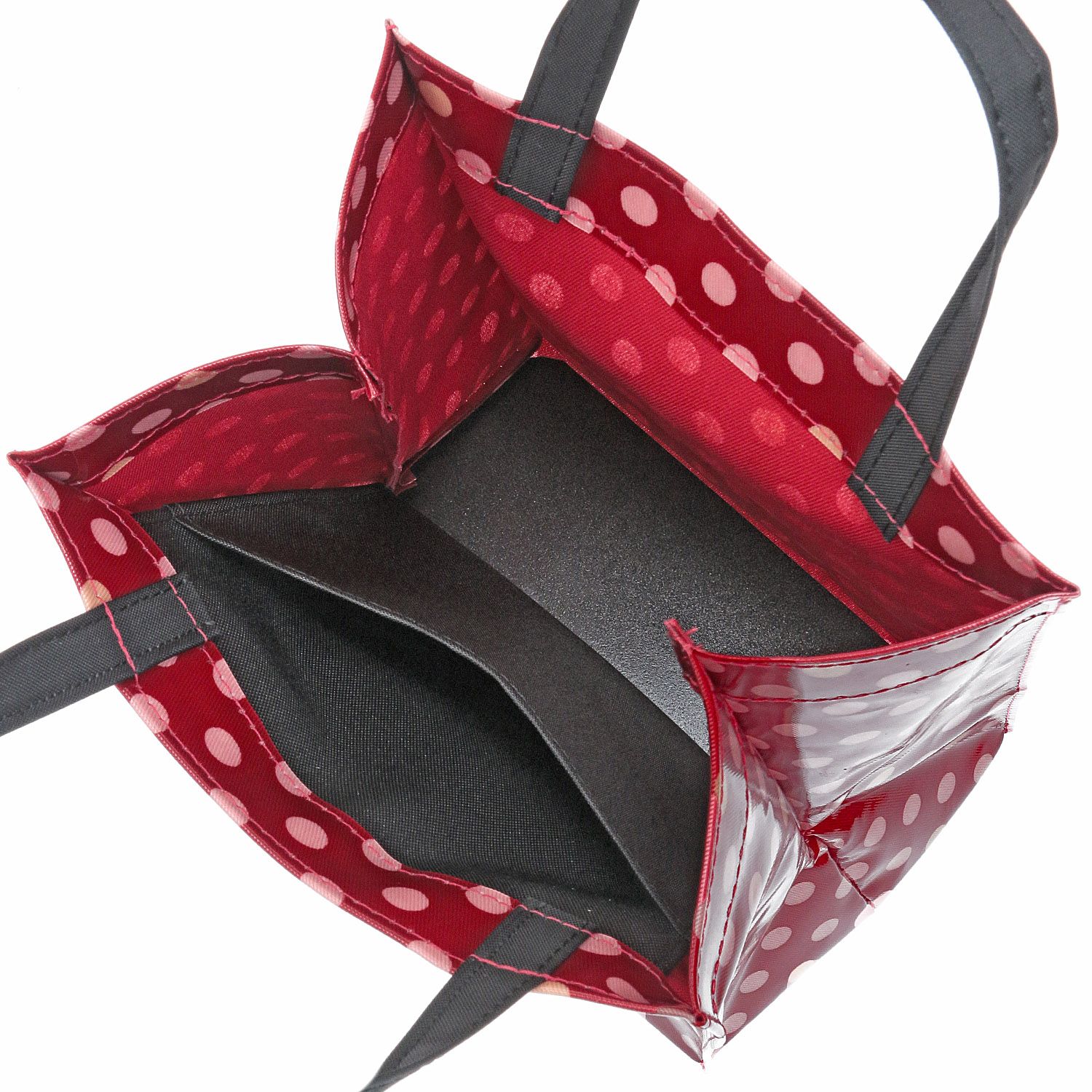 リボン猫ドット柄サイドバッグ - 画像5