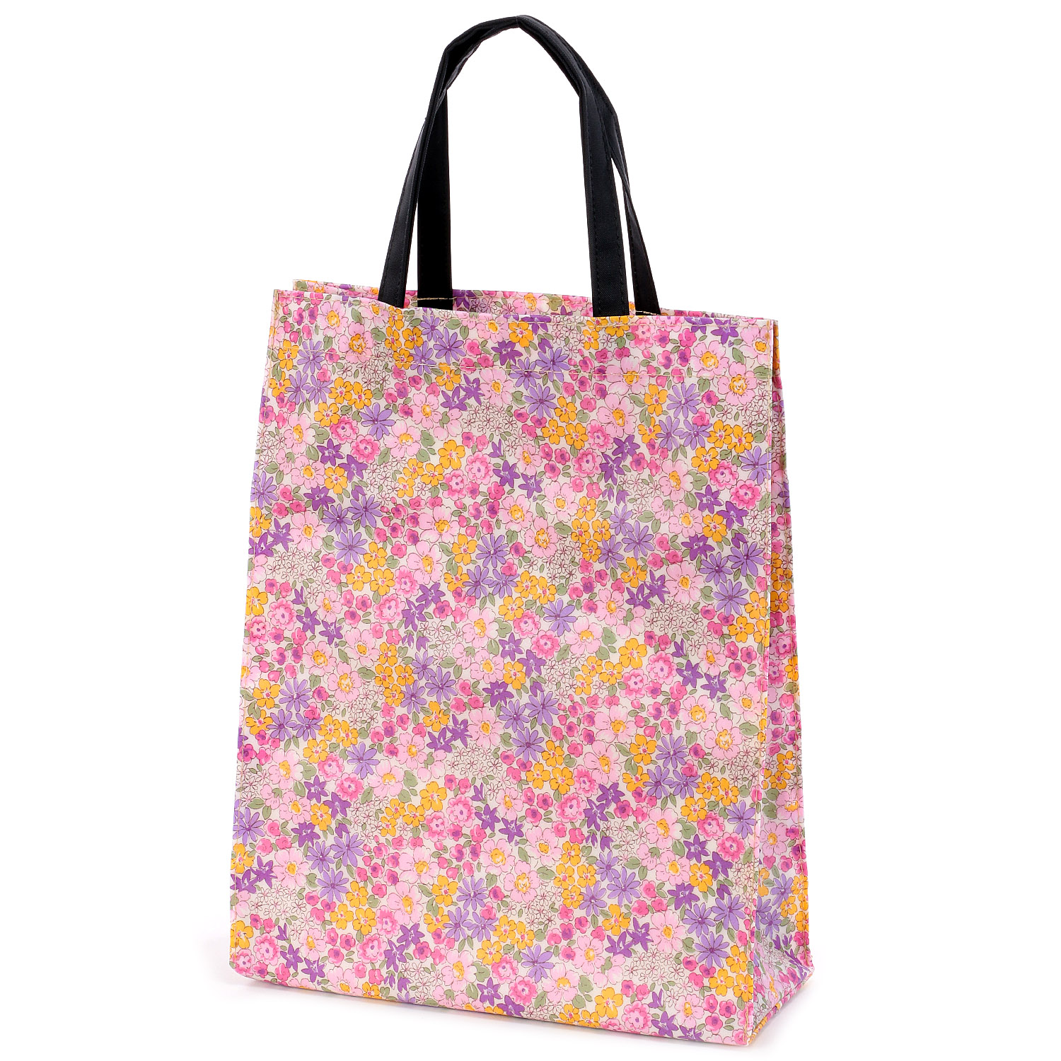 メニーフラワー柄 サイドバッグL