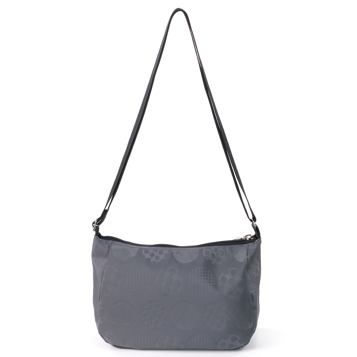 テグスドット柄船型ショルダーバッグ - 画像2