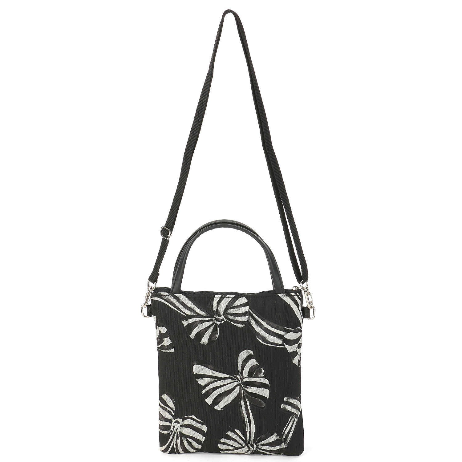 リボンフルール ジャガード織手提げ＆ショルダーバッグ - 画像2