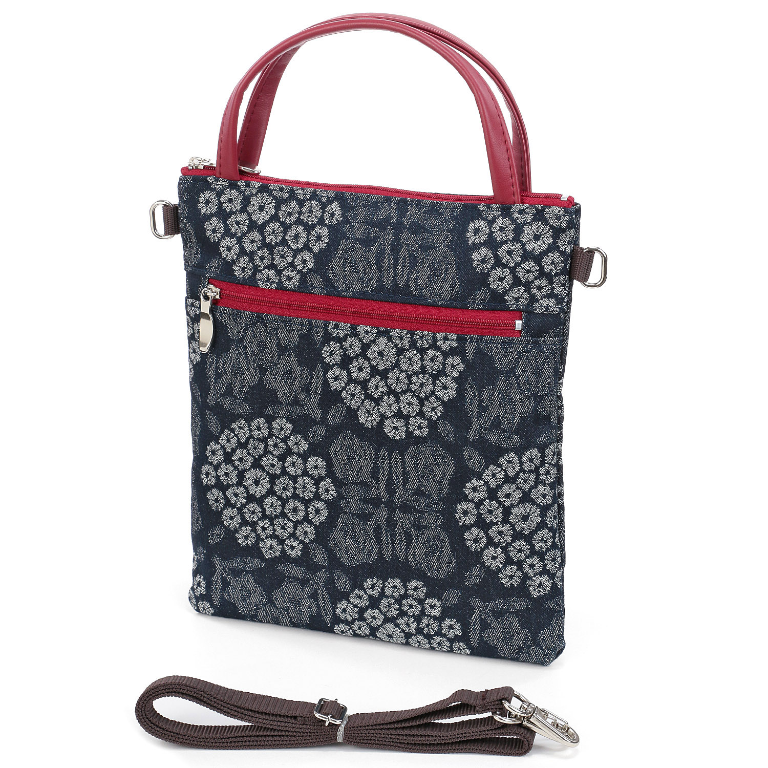 レースフラワー手提げ＆ショルダーバッグ