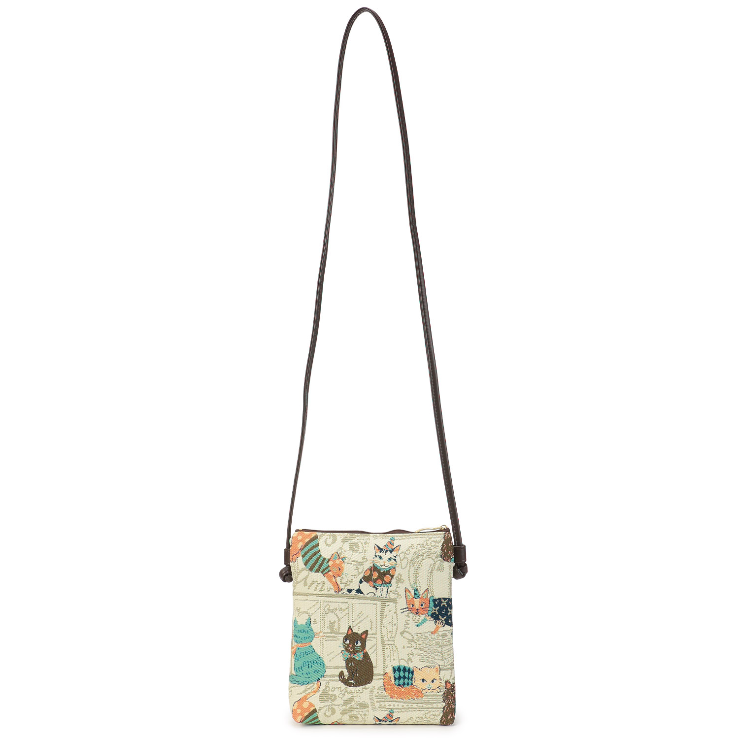 シャルポ ネコ柄ポシェット - 画像3